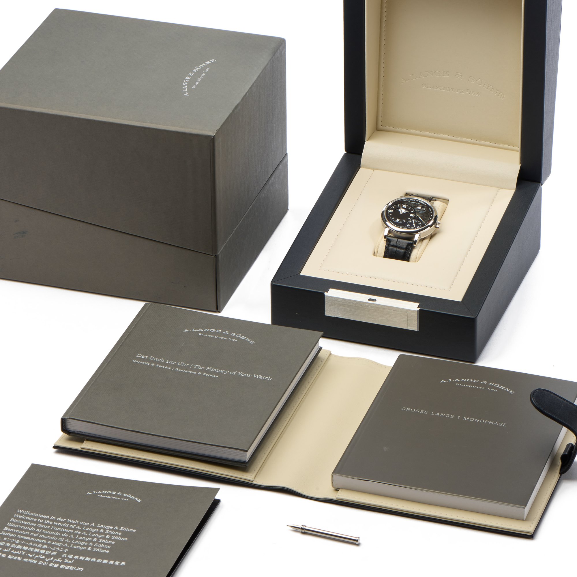 A. Lange & Söhne Grand Lange 1 Moonphase Lumen Limited Edition of 200 pieces Platinum 139.035F