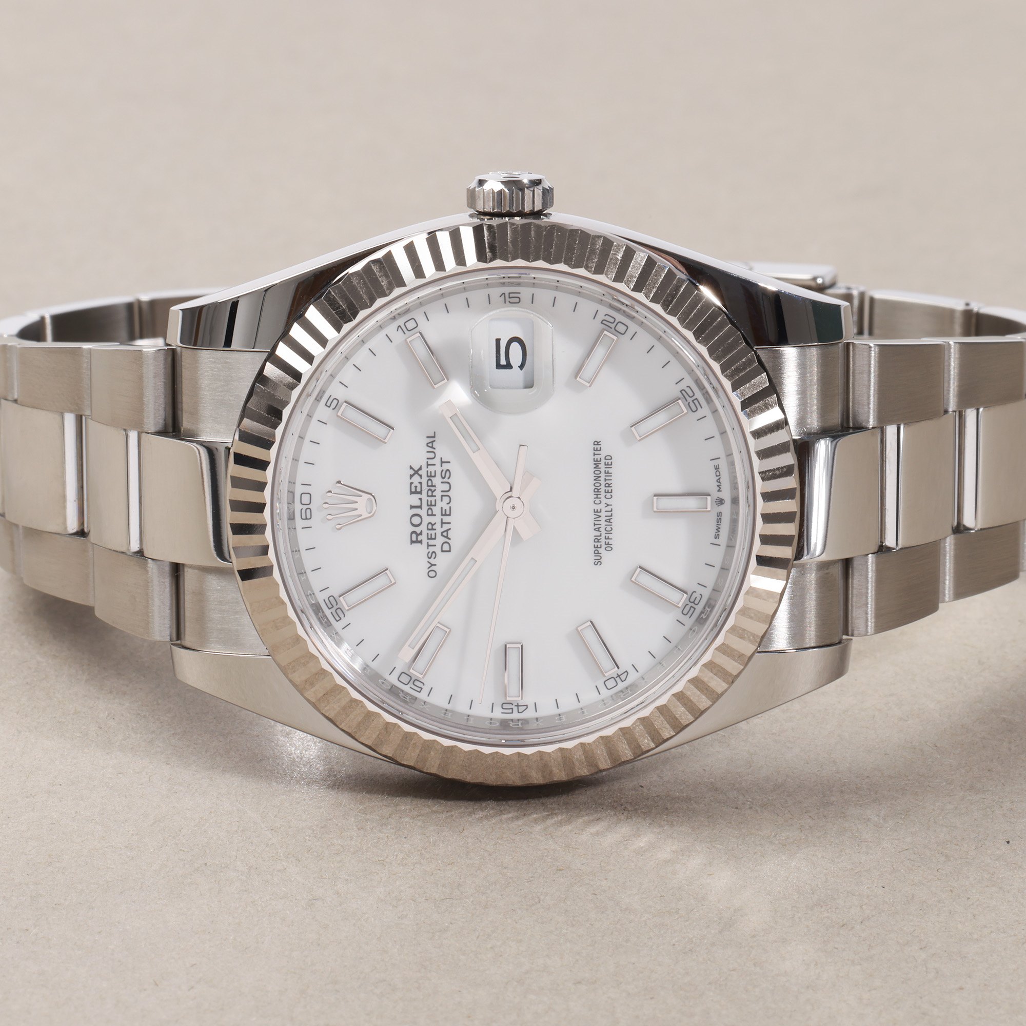 Rolex Datejust 41 Roestvrij Staal 126334