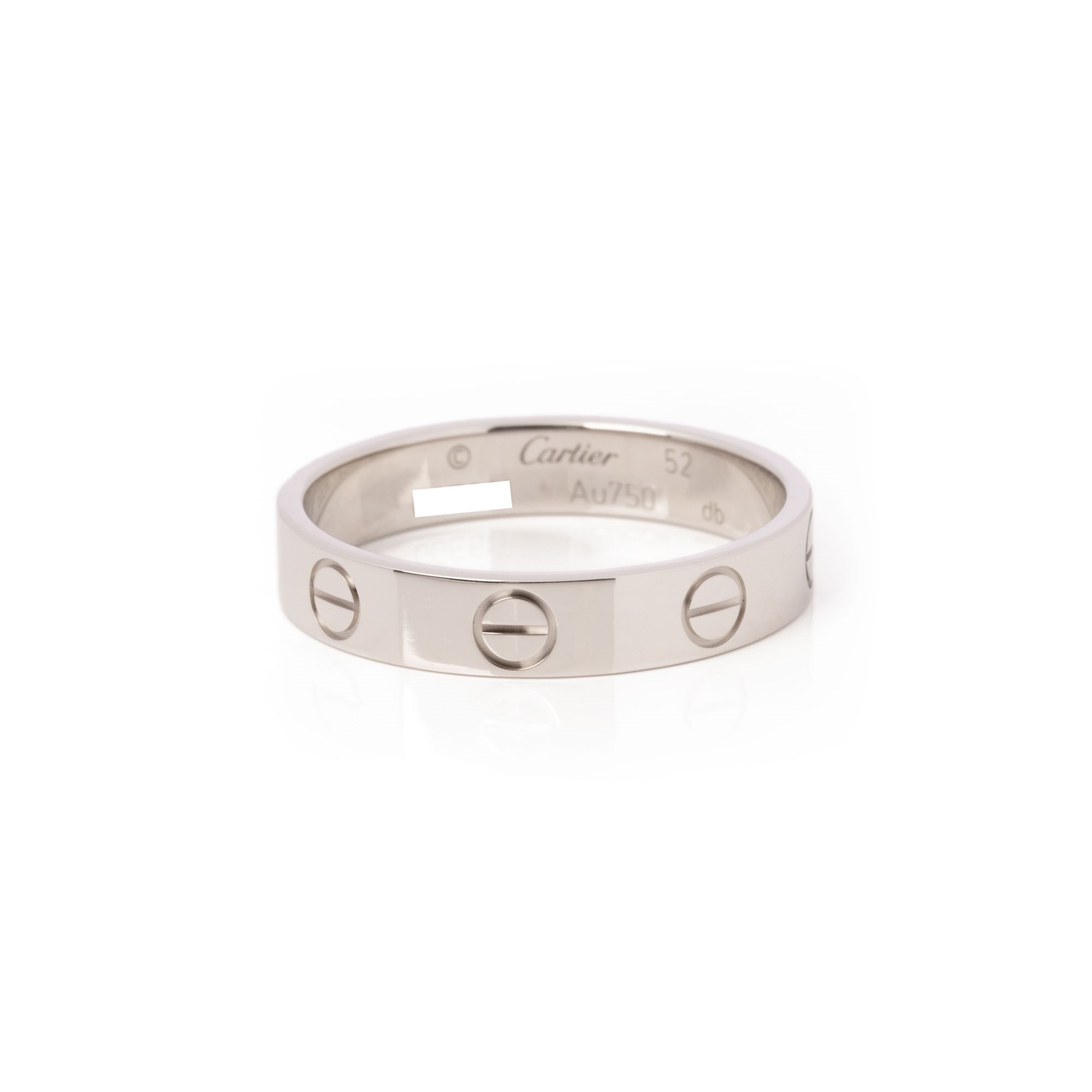 Cartier Love 18ct White Gold Wedding Band