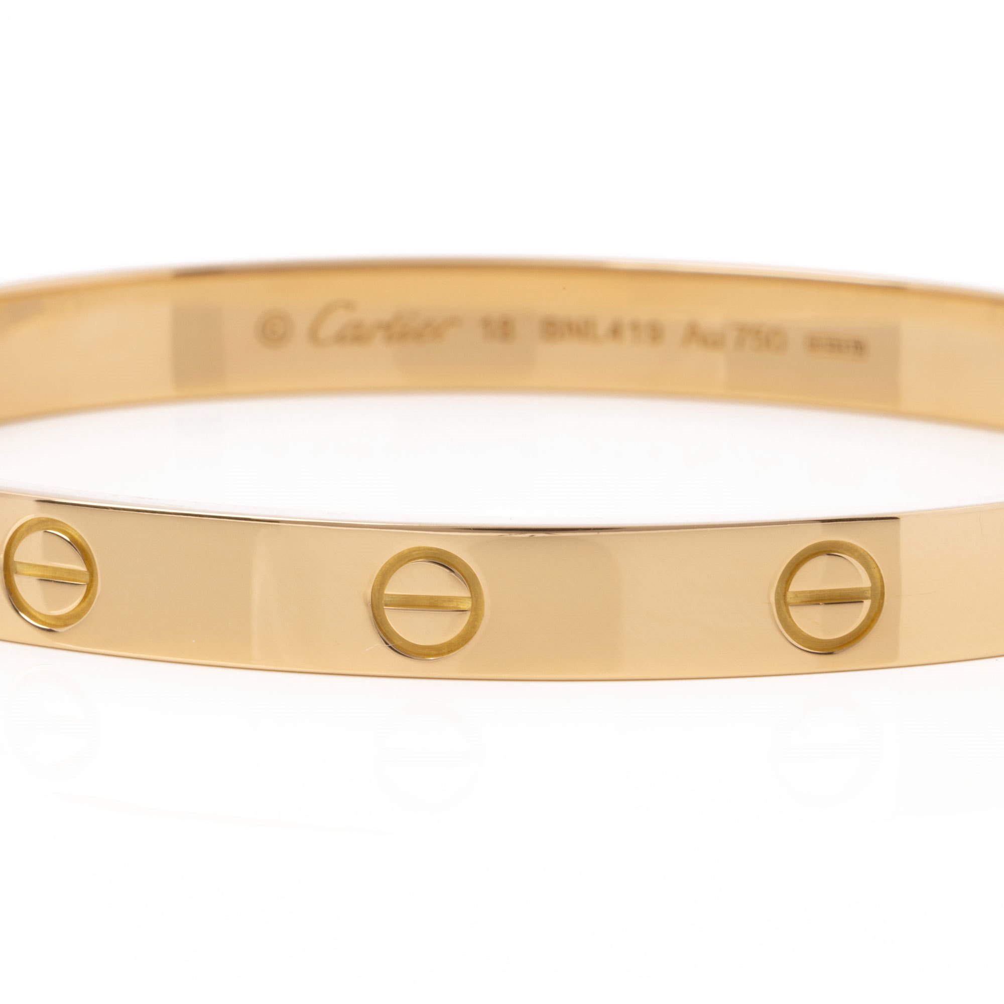 Cartier Love 18ct Yellow Gold Bangle