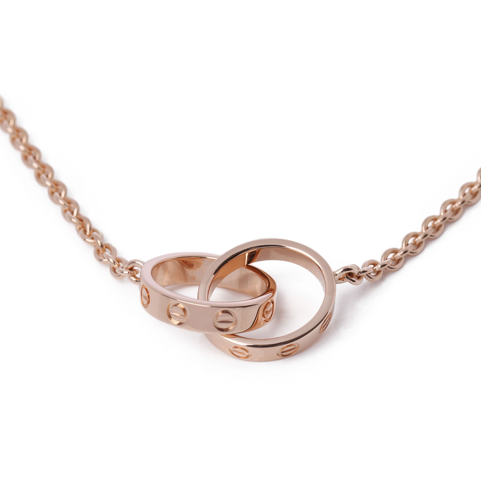Cartier Baby Love Rose Gold Necklace