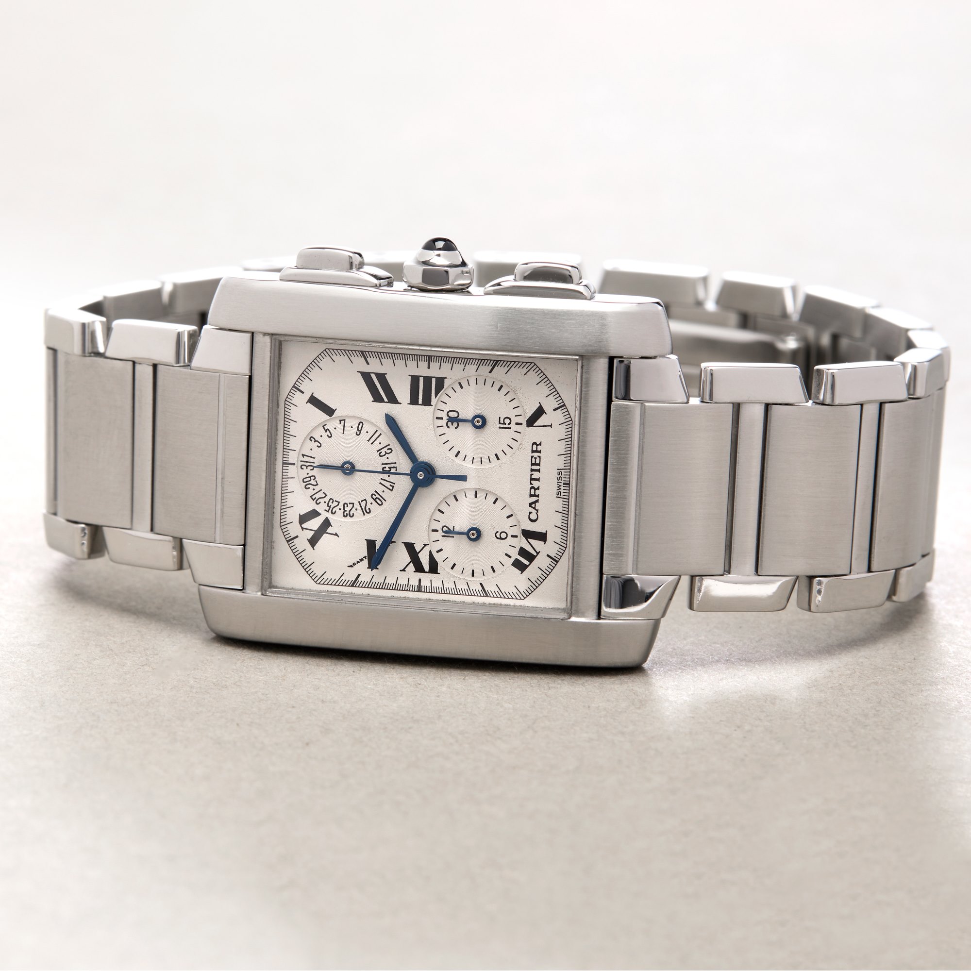 Cartier Chronoflex Stainless Steel W51001Q3 or 2303