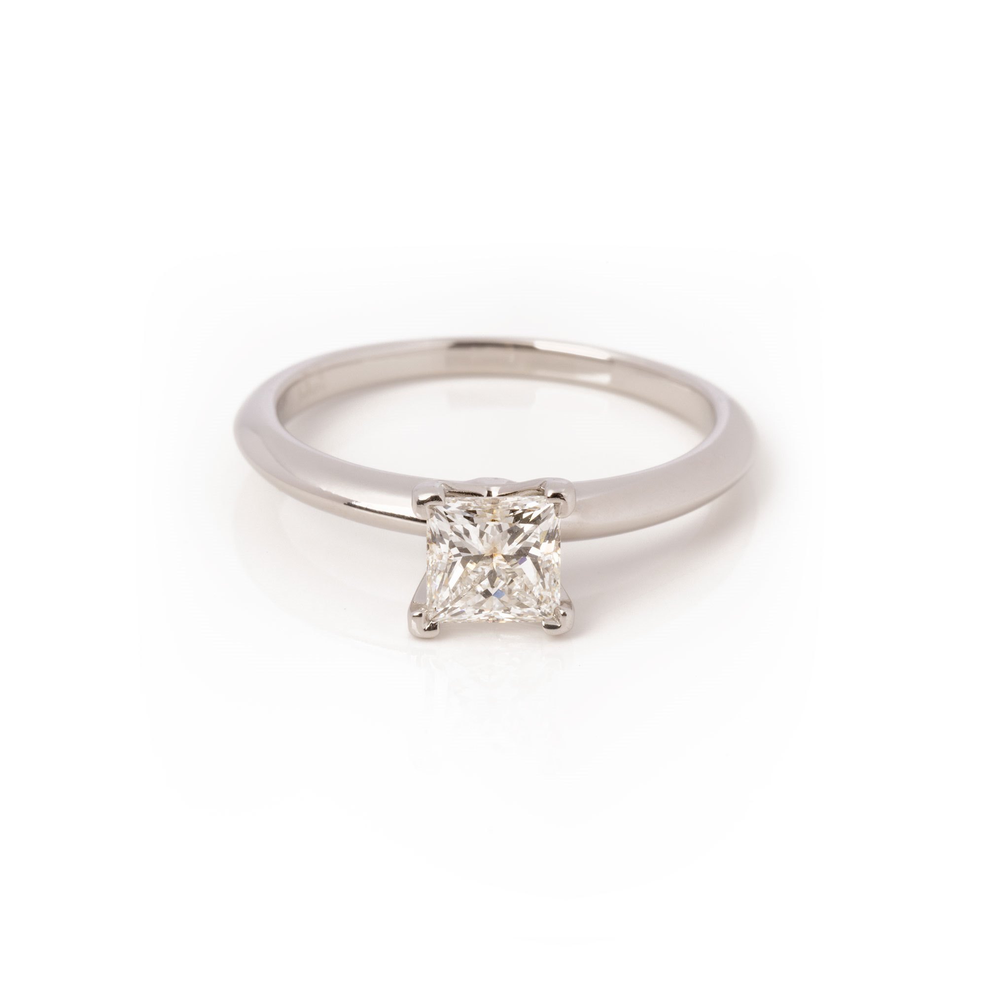 Tiffany & Co. Princess Cut 0.75ct Solitaire Ring