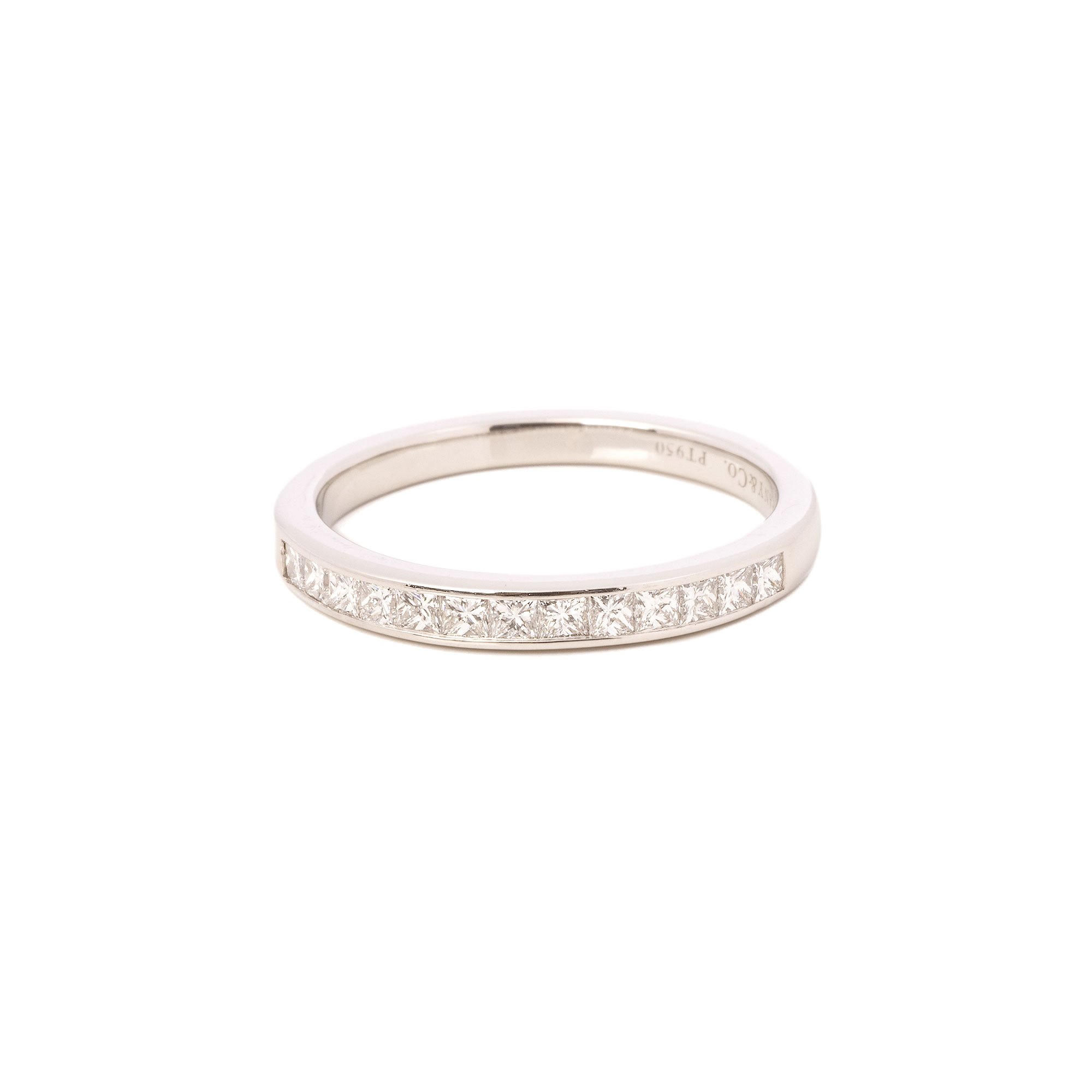 Tiffany & Co. 0.33ct Princess Cut Band Ring