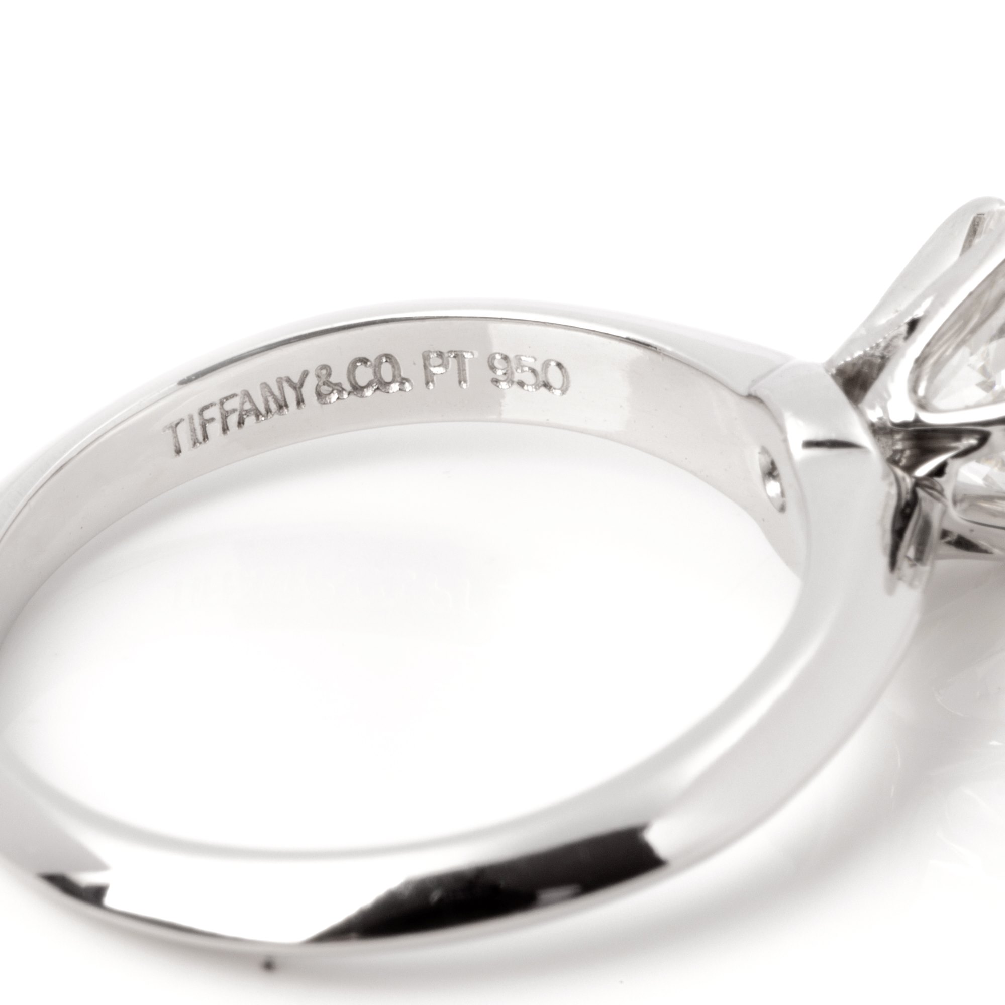 Tiffany & Co. Round Brilliant Cut 1.1ct Diamond Solitaire Ring