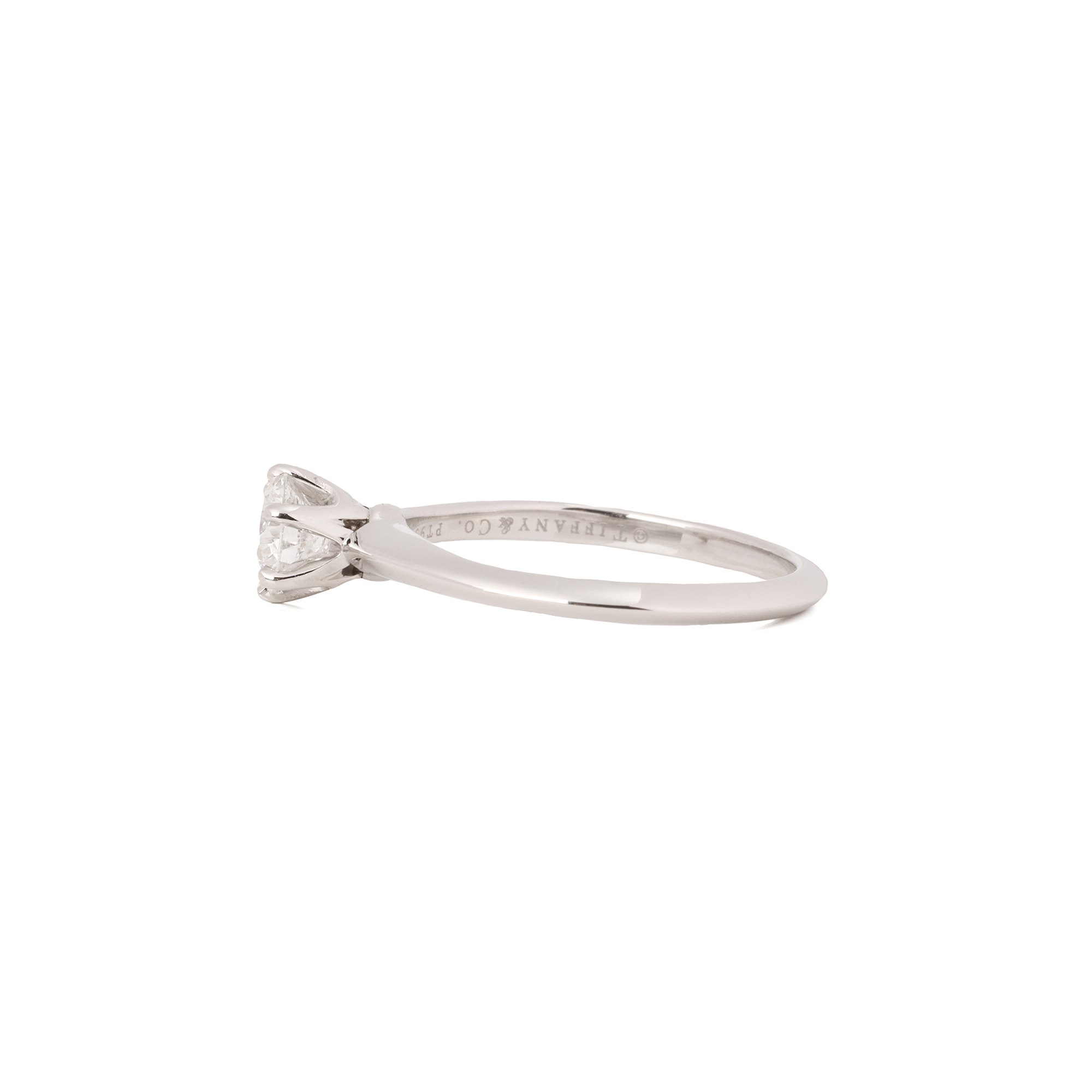 Tiffany & Co. Platinum 0.48ct Diamond Solitaire Ring