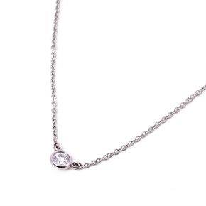 Tiffany & Co. Diamonds by the Yard Necklace 0.14ct platinum