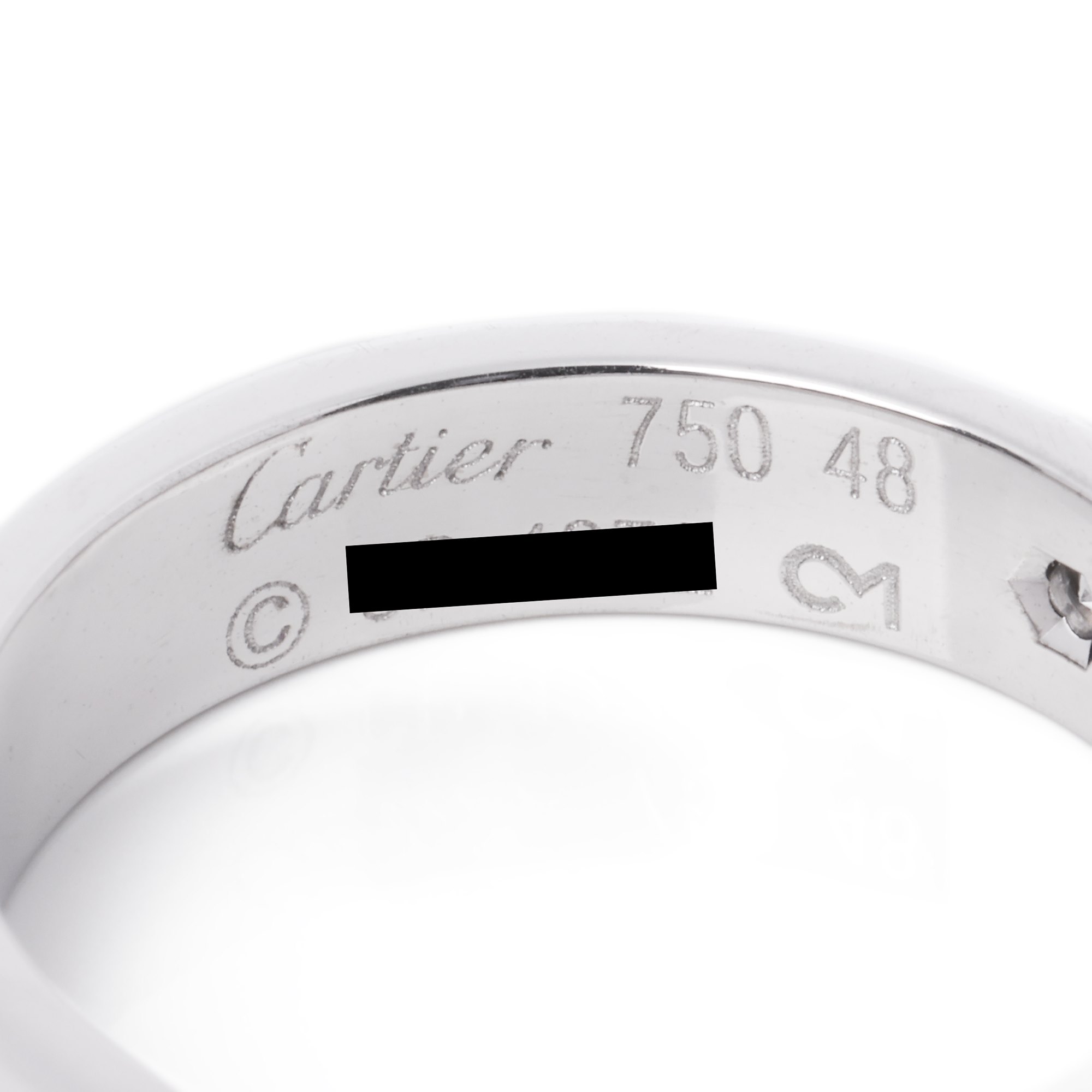 cartier 750 54 ring