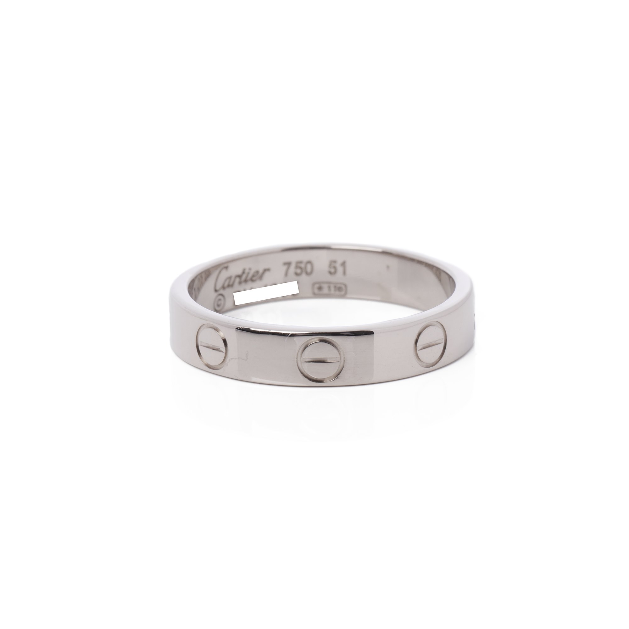 Cartier Love White Gold Wedding Band Ring