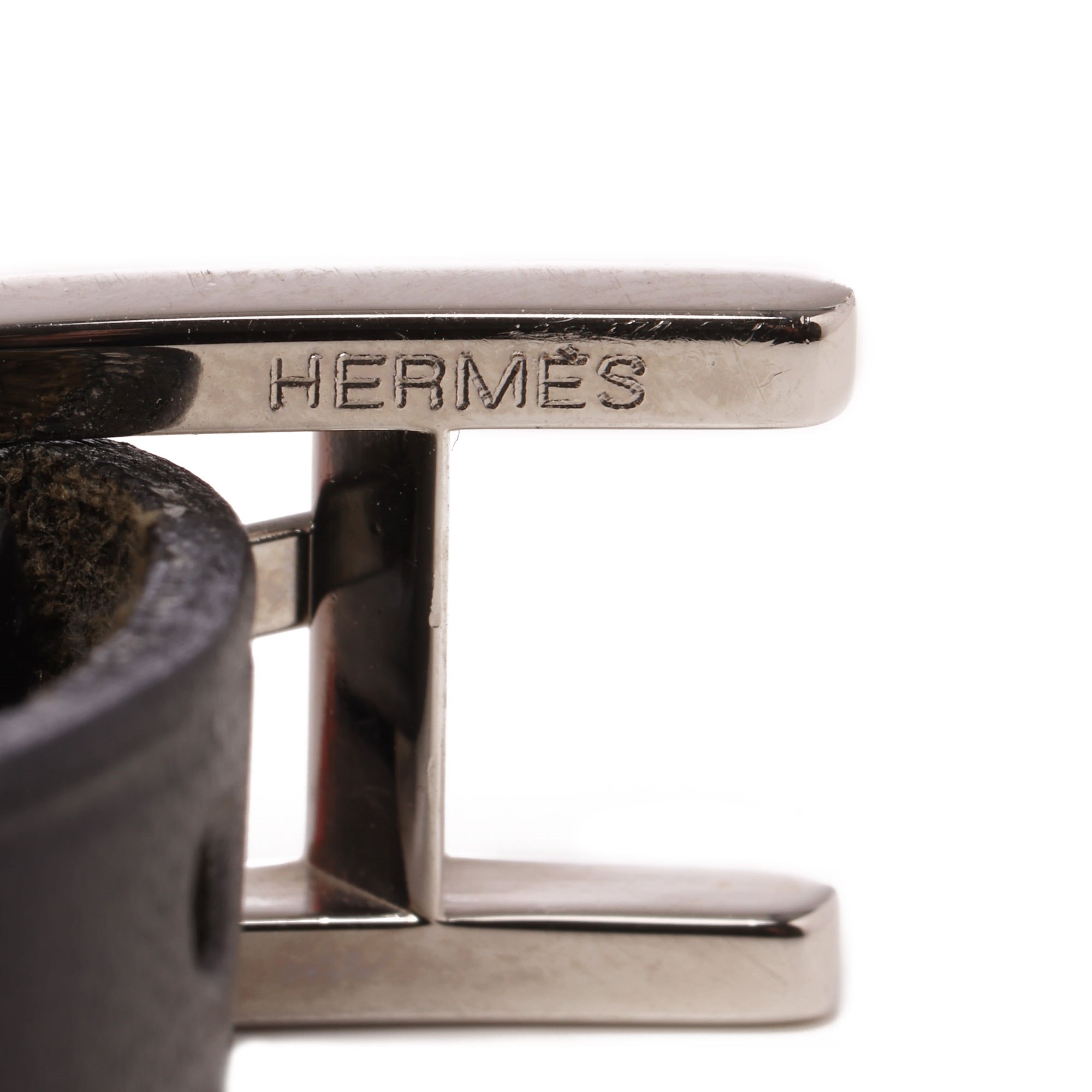 Hermès Noir Chamonix Leather Behapi Double Tour