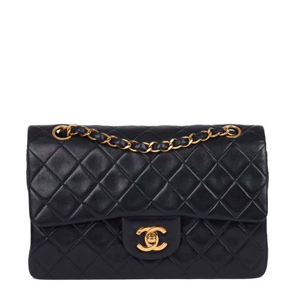 Chanel Small Quilted Lambskin Vintage Classic Double Flap Bag