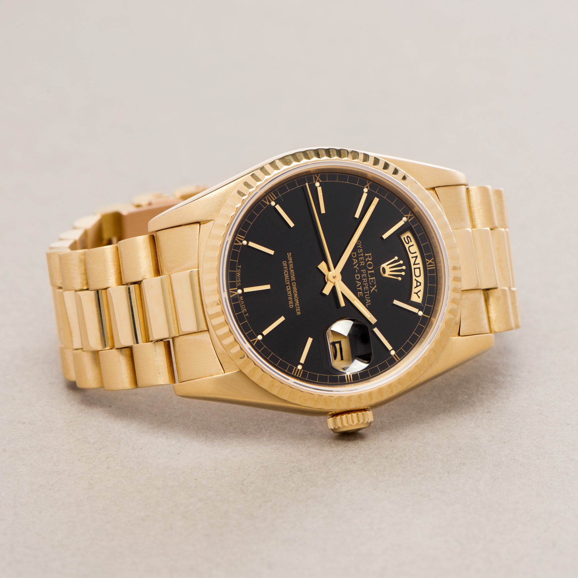 Rolex Day-Date 36 18K Yellow Gold 18238