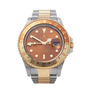 Rolex GMT-Master II 'Root Beer' 18K Yellow Gold & Stainless Steel - 16713