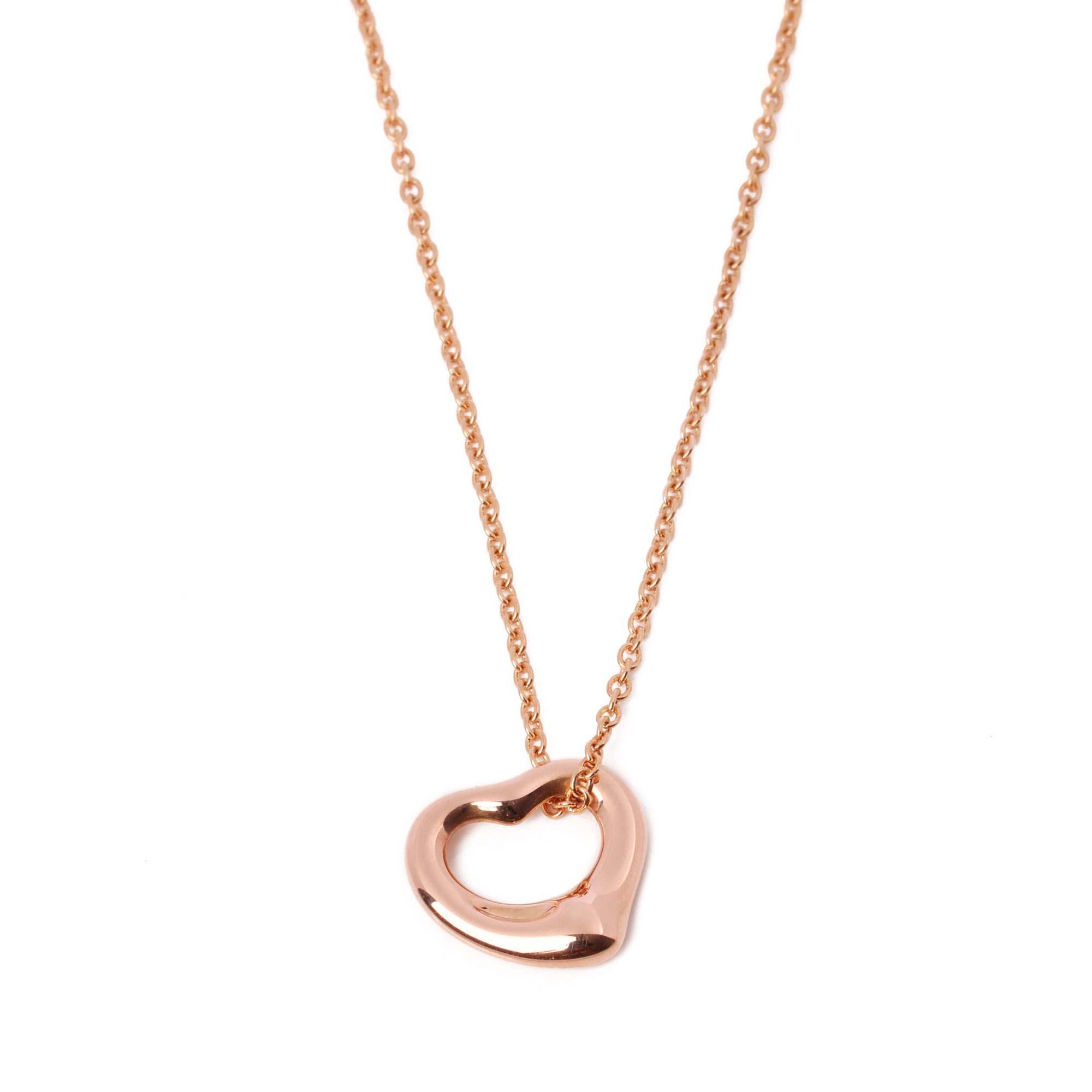 Tiffany & Co. Open Heart Necklace
