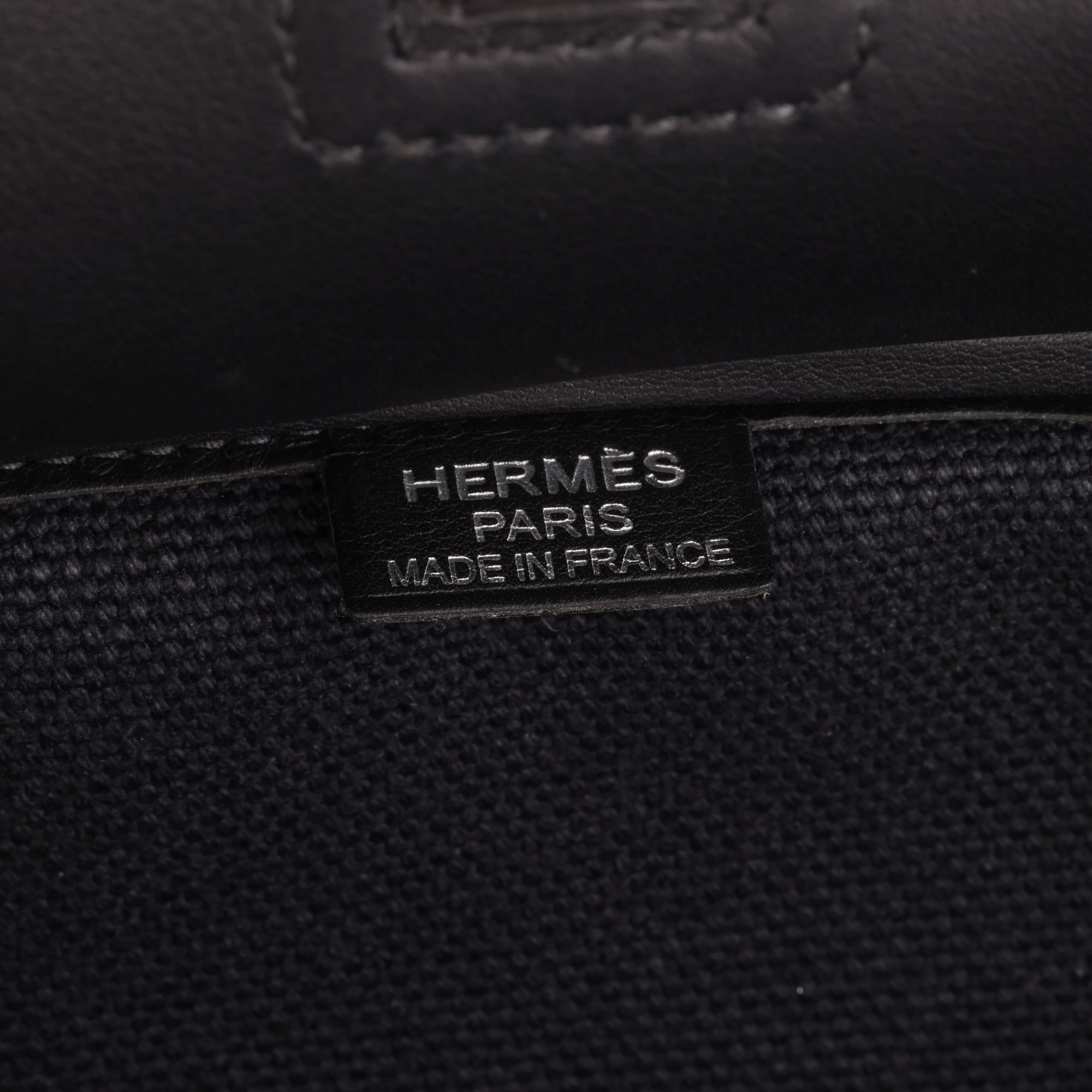Hermès Black Toile Canvas & Swift Leather Cargo Birkin 35cm