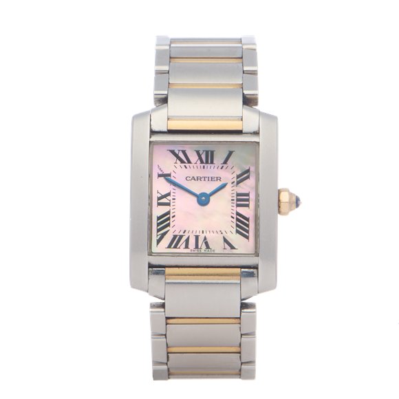 Cartier Tank Francaise 18K Yellow Gold & Stainless Steel - W51027Q4
