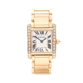 Cartier Tank Francaise 18K Yellow Gold - WE1001R8 or 2385
