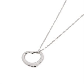 Tiffany & Co. Open Heart Platinum Necklace