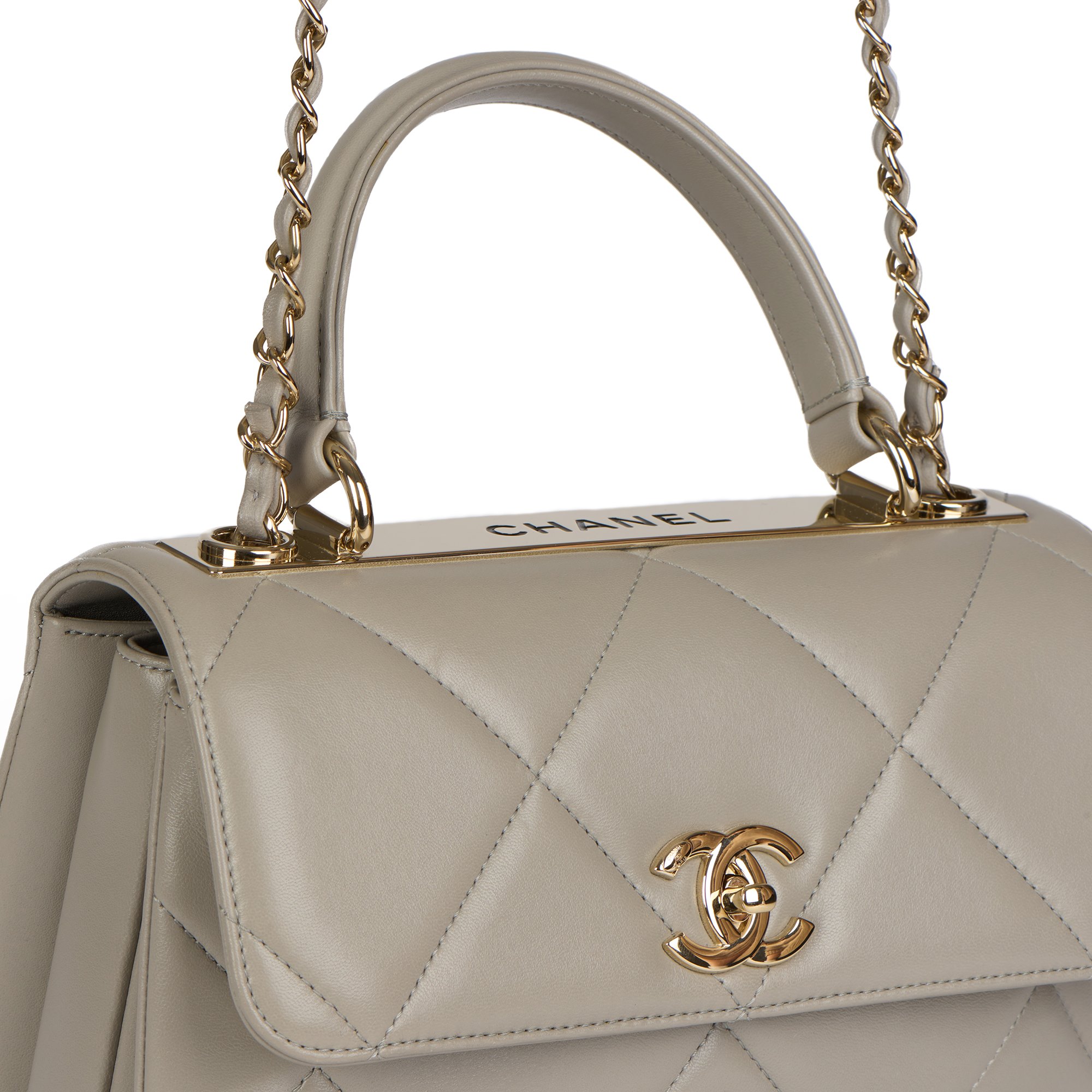 Chanel Small Trendy CC Top Handle Flap Bag 2019 CB502 | Second Hand Handbags