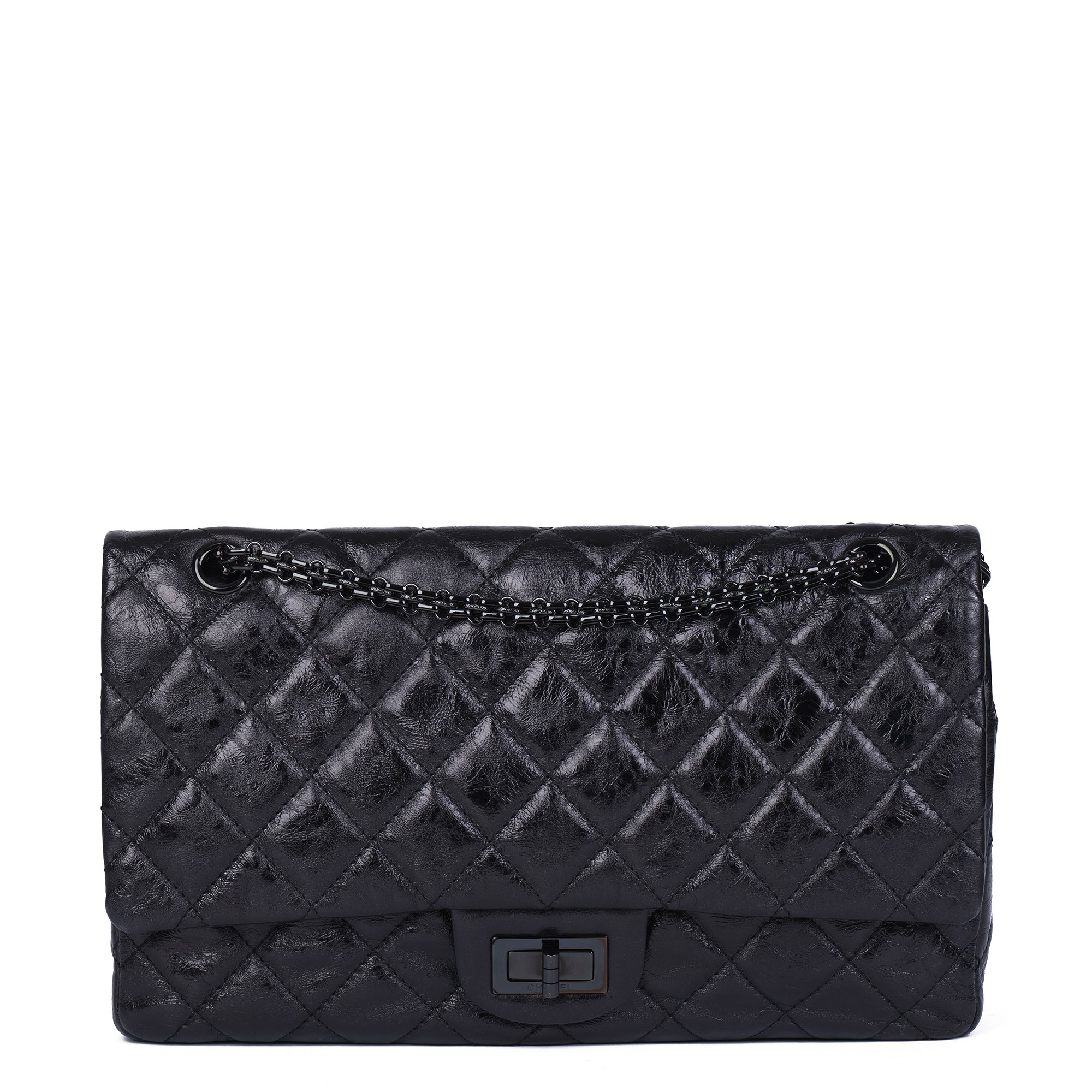 Chanel 2.55 Reissue 227 Double Flap Bag 2008 CB511 | Second Hand Handbags