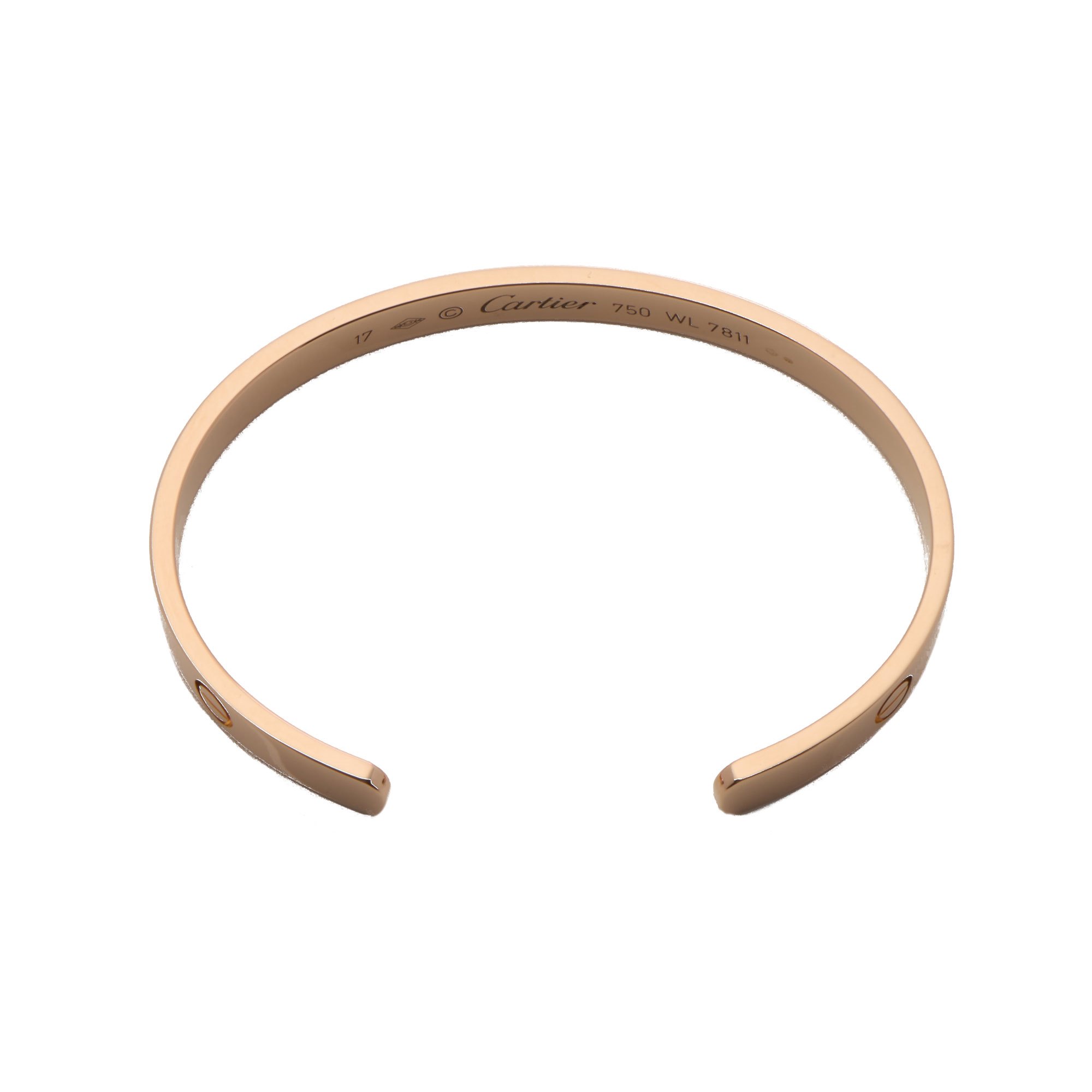 Cartier Love Rose Gold Cuff
