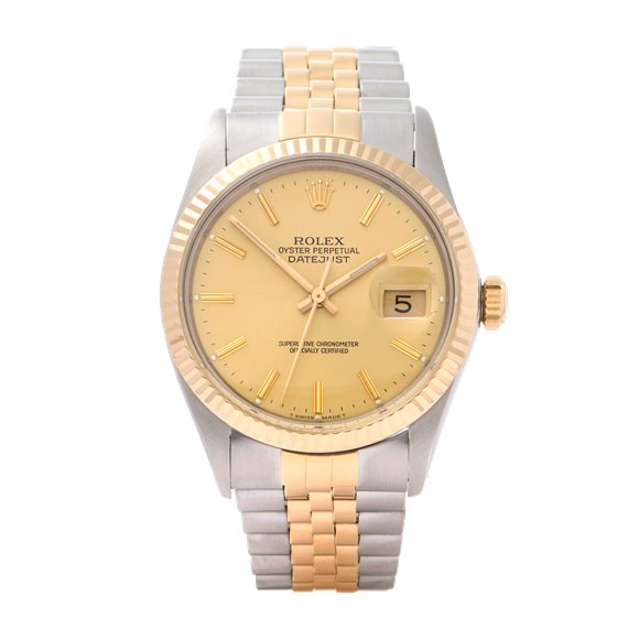 Rolex Datejust 36 18K Yellow Gold & Stainless Steel - 16013