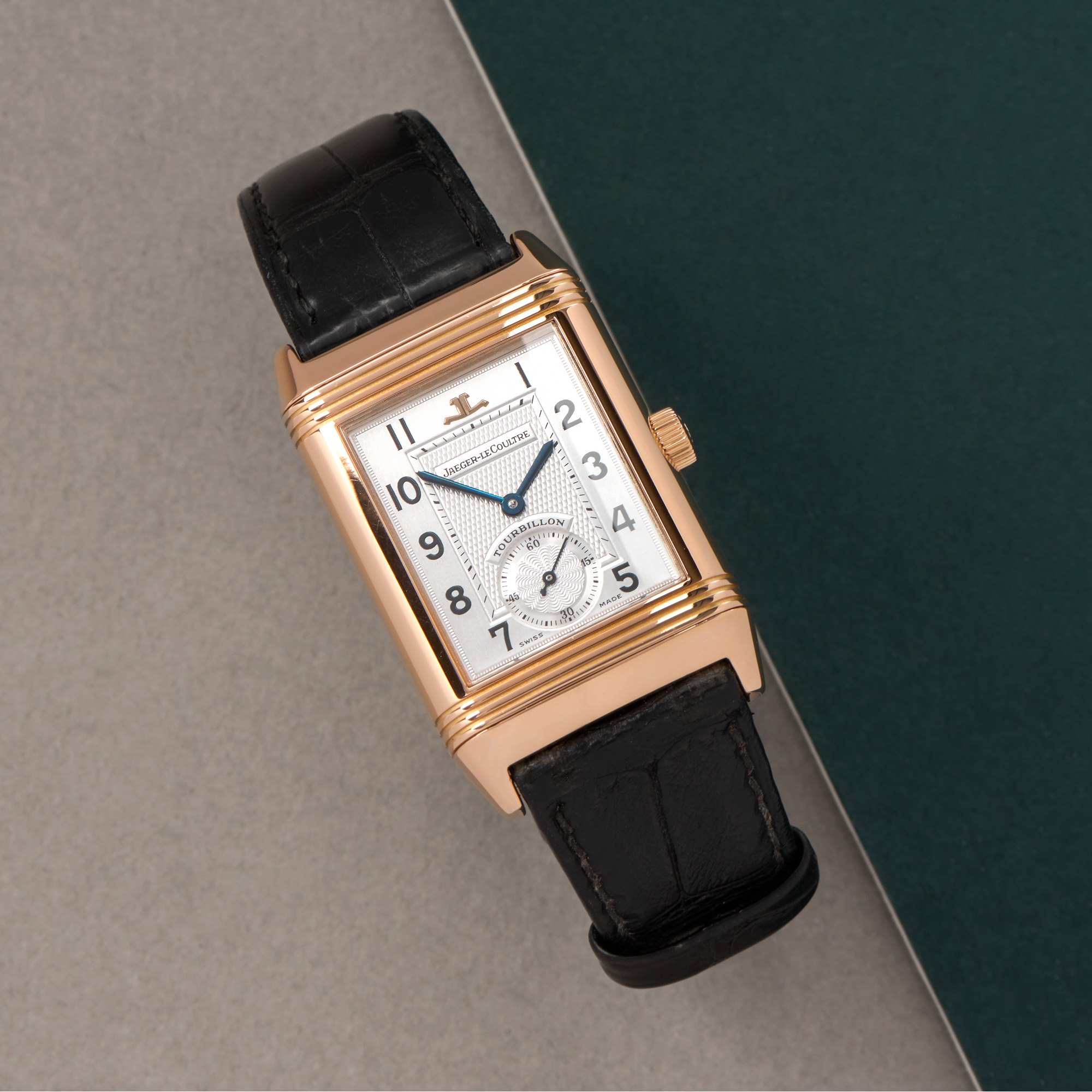 Jaeger-LeCoultre Reverso Classic Tourbillon Limited Edition of 500 18K Rose Gold 270.2.68