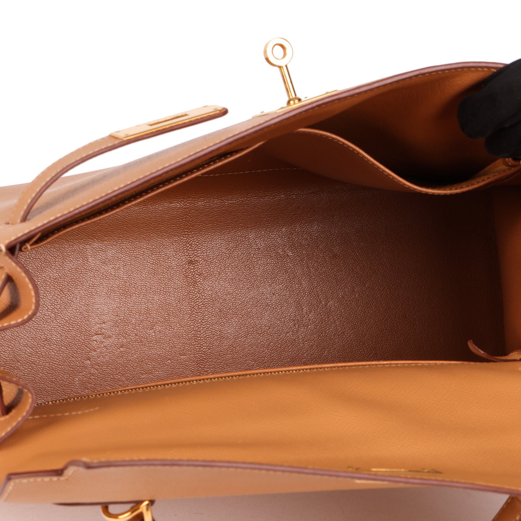 Hermès Natural Sable Epsom Leather Vintage Kelly 32cm Sellier