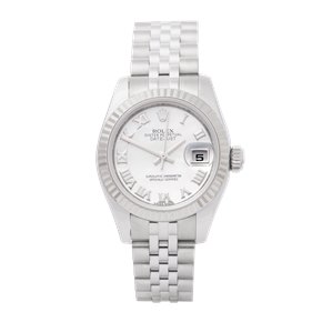 Rolex Datejust 26 Mother Of Pearl Roman White Gold & Stainless Steel - 179174