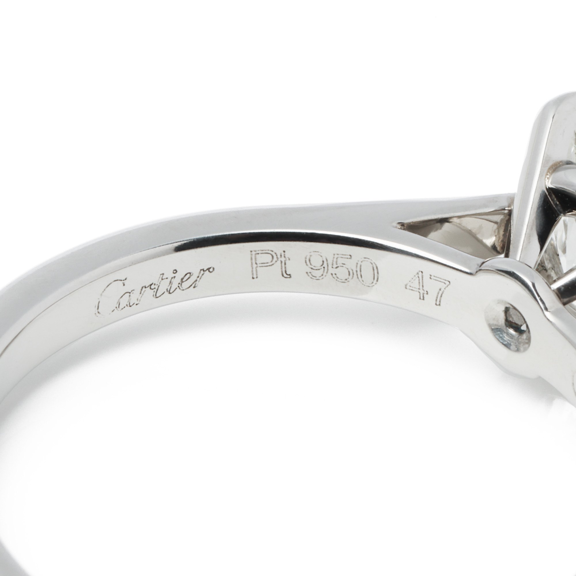 Cartier 0.81ct Round Solitaire Diamond Ring
