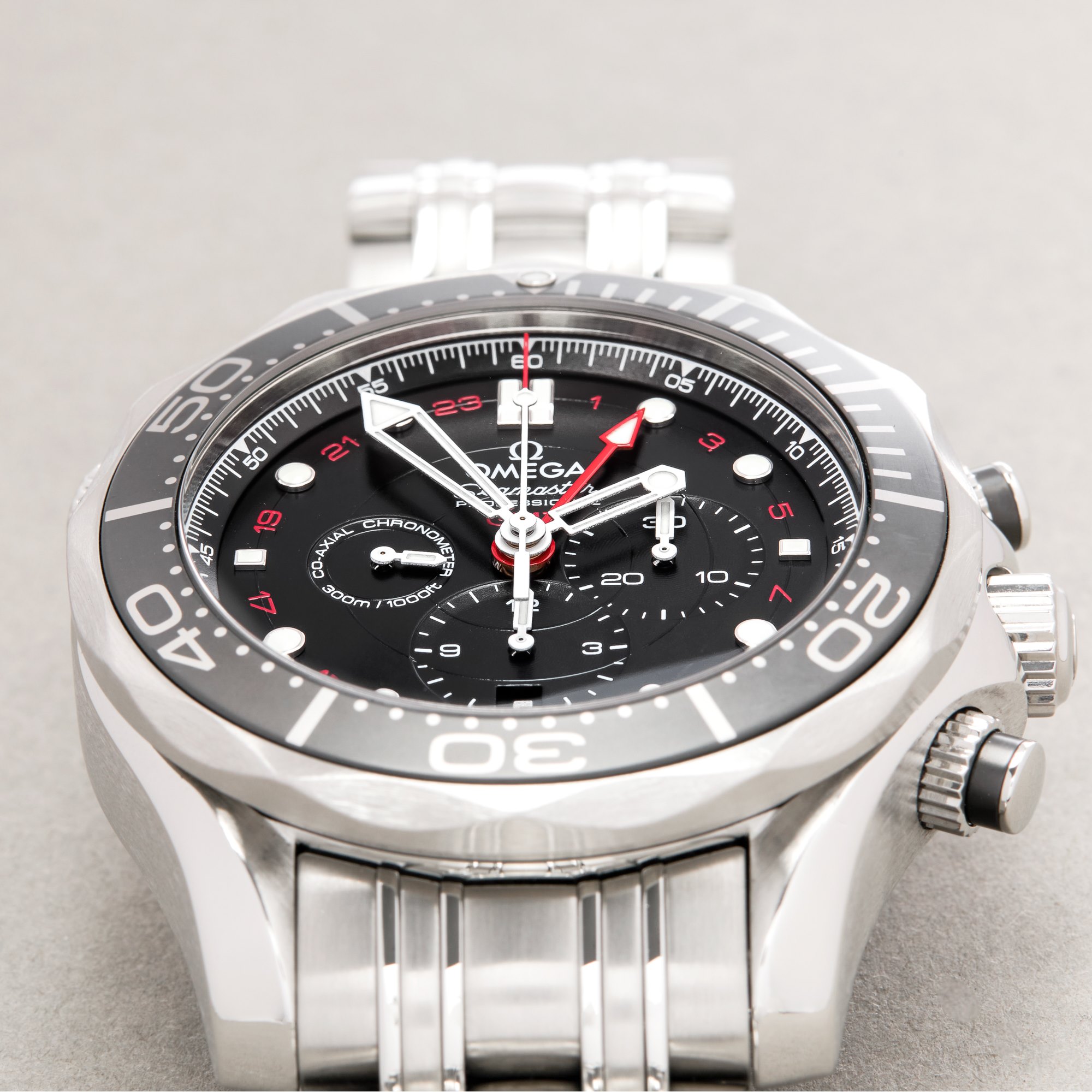 Omega Seamaster GMT Chronograph Roestvrij Staal 212.30.44.52.01.001