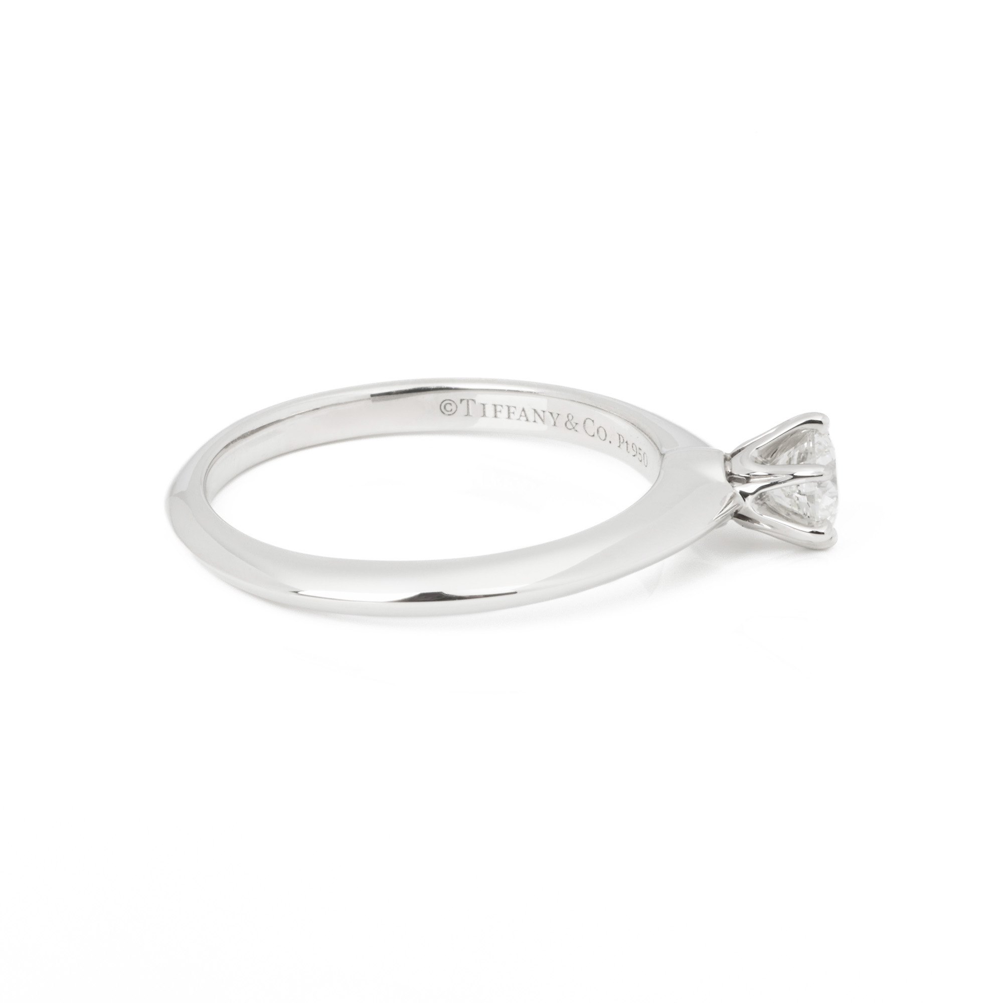 Tiffany & Co. Brilliant Cut 0.29ct Diamond Solitaire Ring