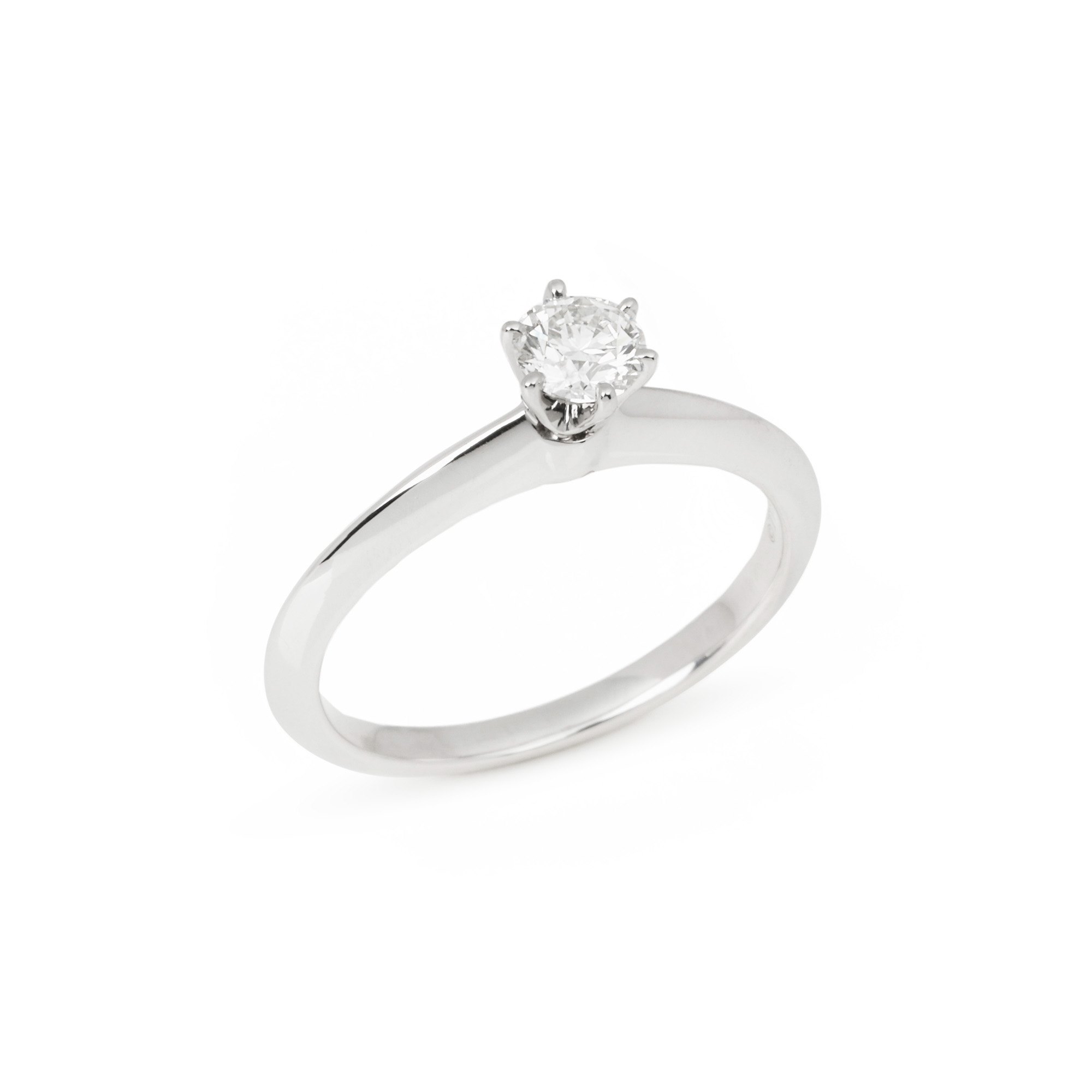Tiffany & Co. Brilliant Cut 0.29ct Diamond Solitaire Ring