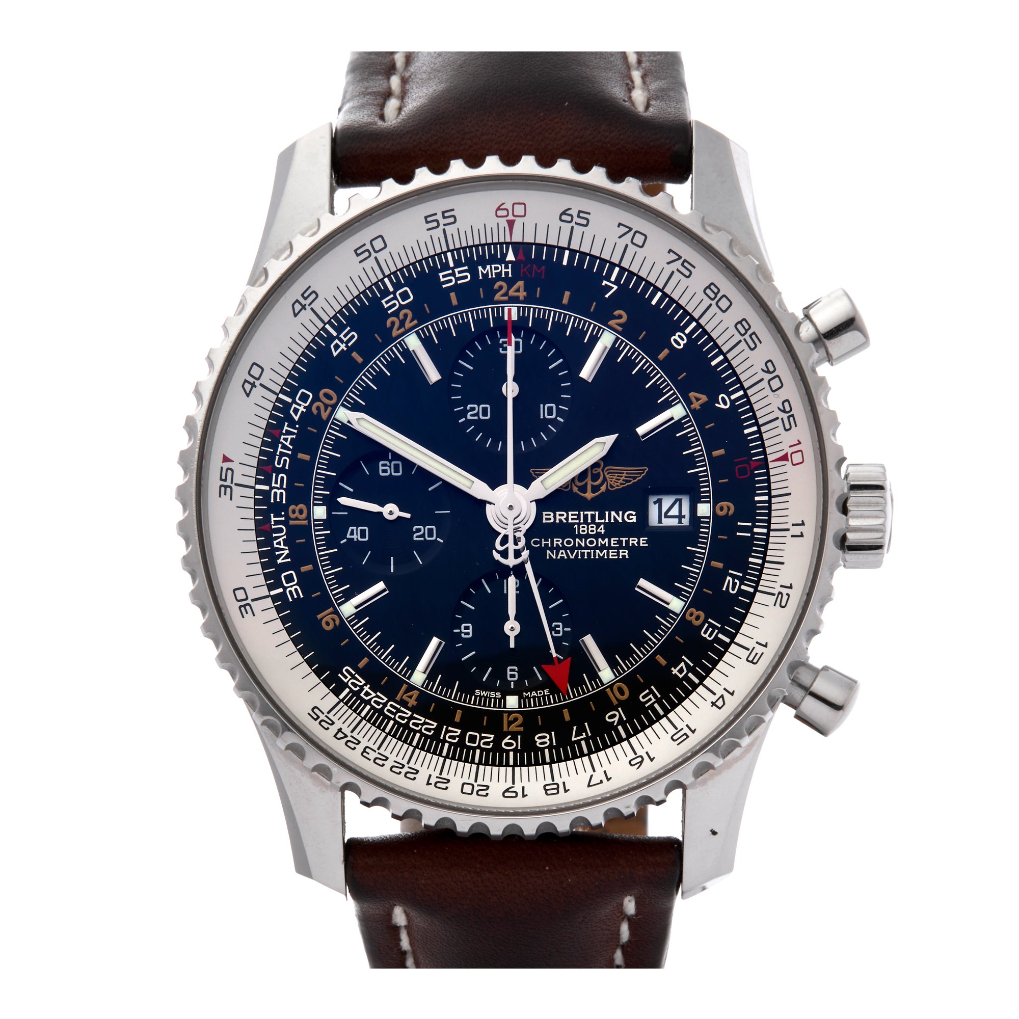 Breitling Navitimer World Roestvrij Staal A2432212/B726