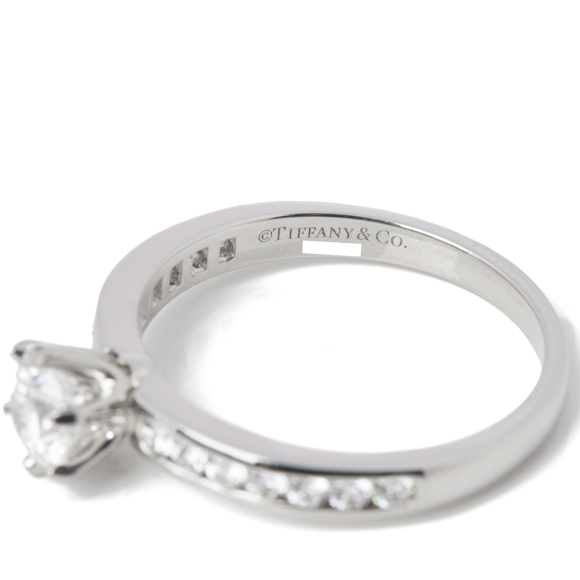 Tiffany & Co. Brilliant Cut 0.47ct Diamond Solitaire Ring
