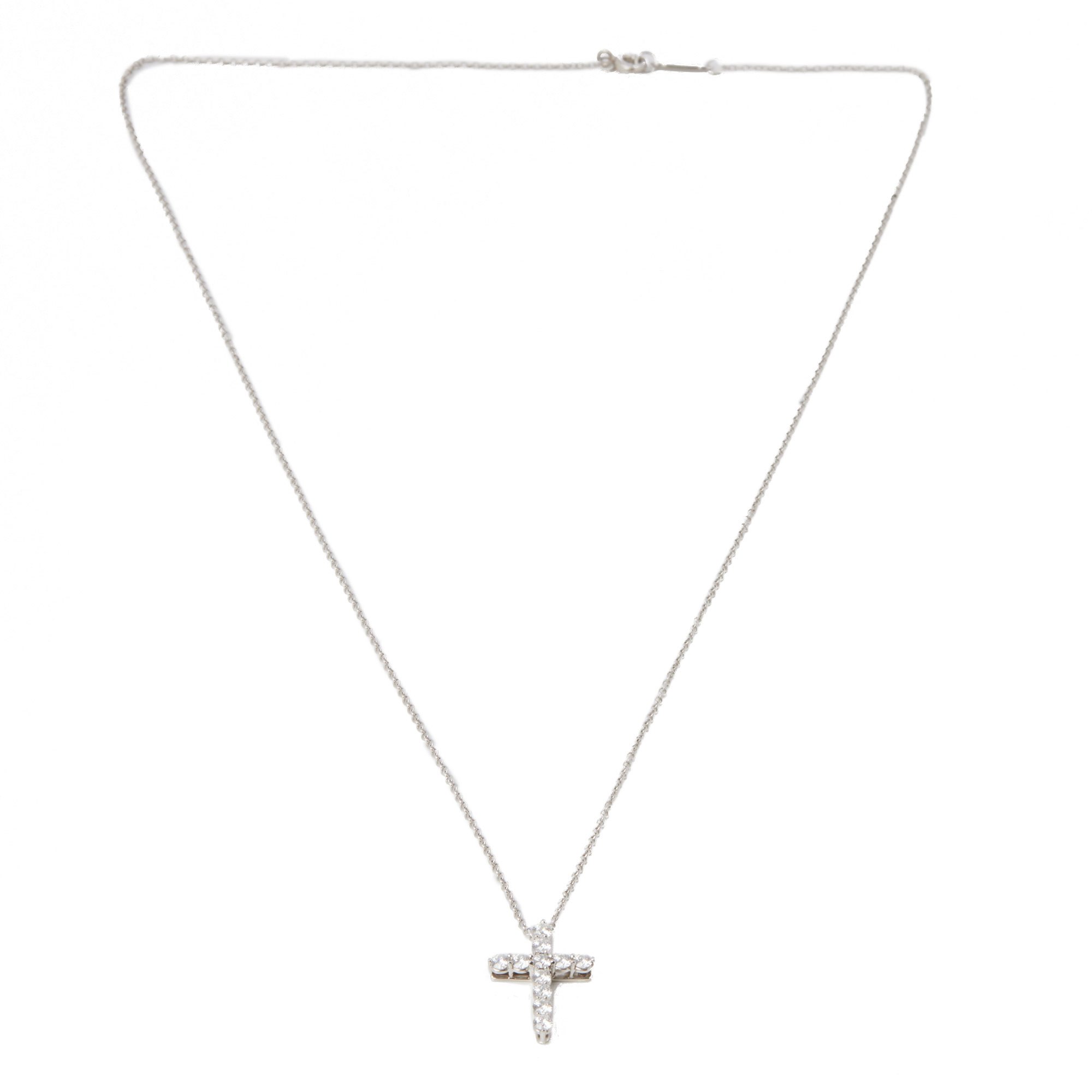 Tiffany & Co. Diamond Small Cross pendant