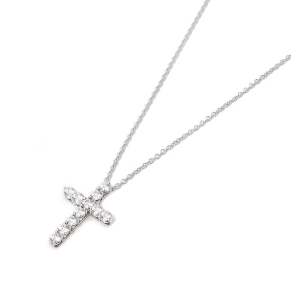 Tiffany & Co. Diamond Small Cross pendant