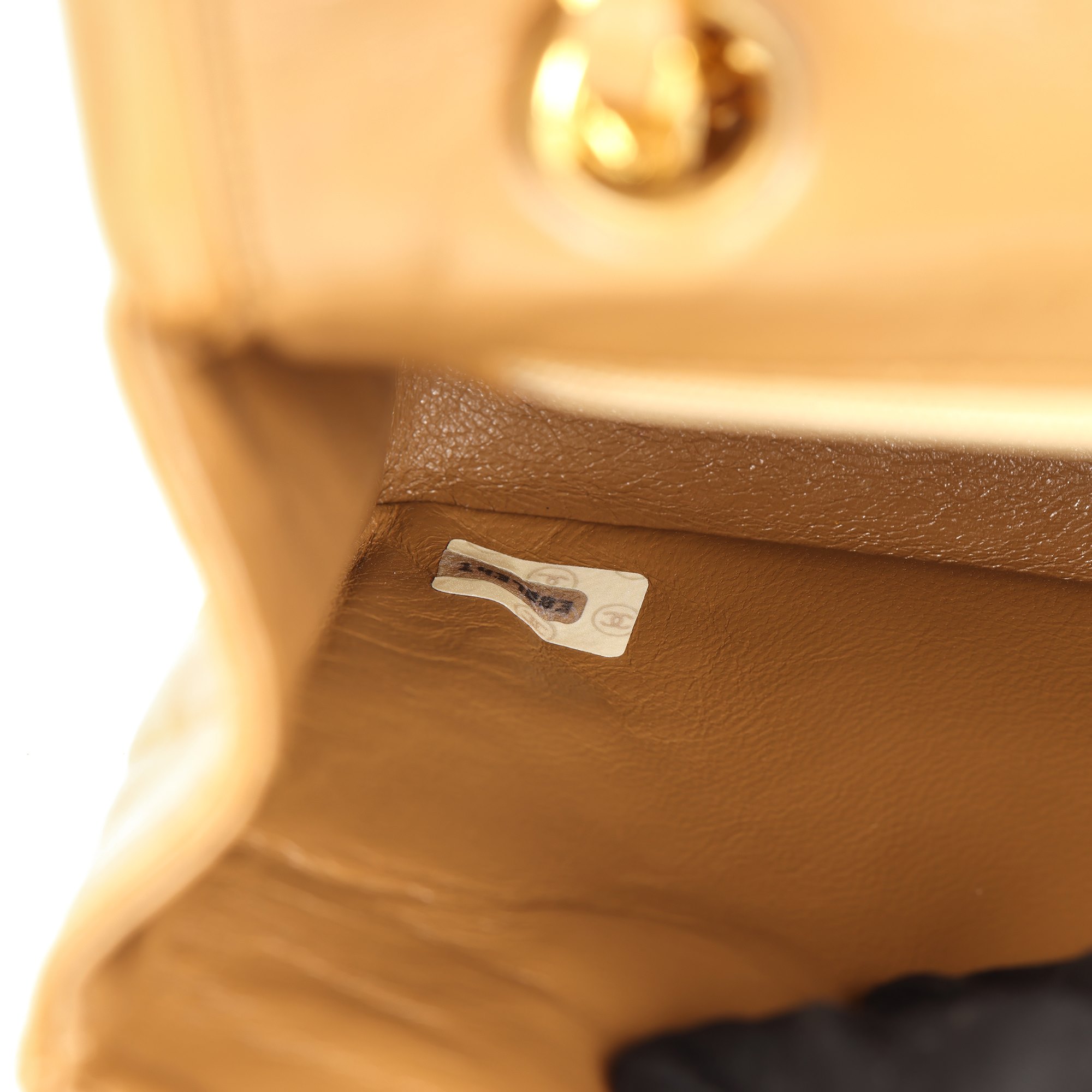 Chanel Caramel Quilted Lambskin Vintage Medium Classic Single Flap Bag
