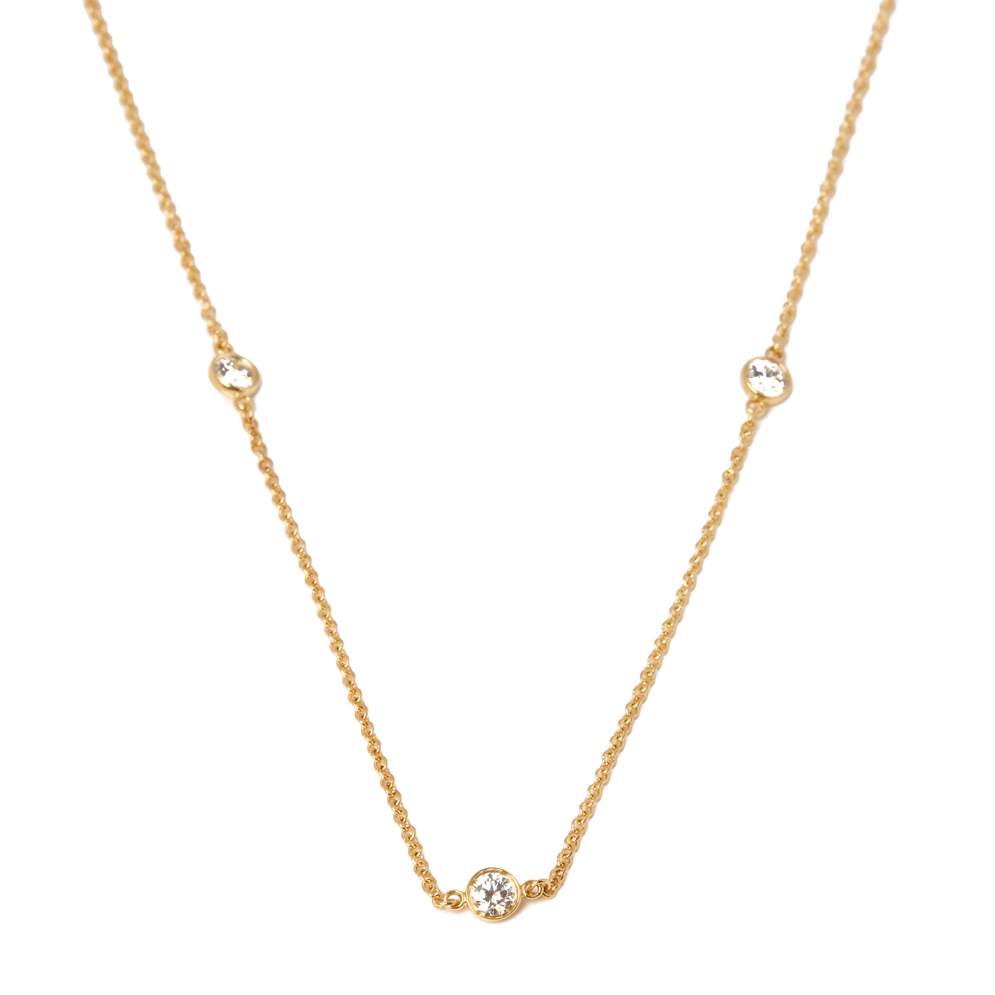 Tiffany & Co. Diamonds by the Yard 3 Diamond Necklace
