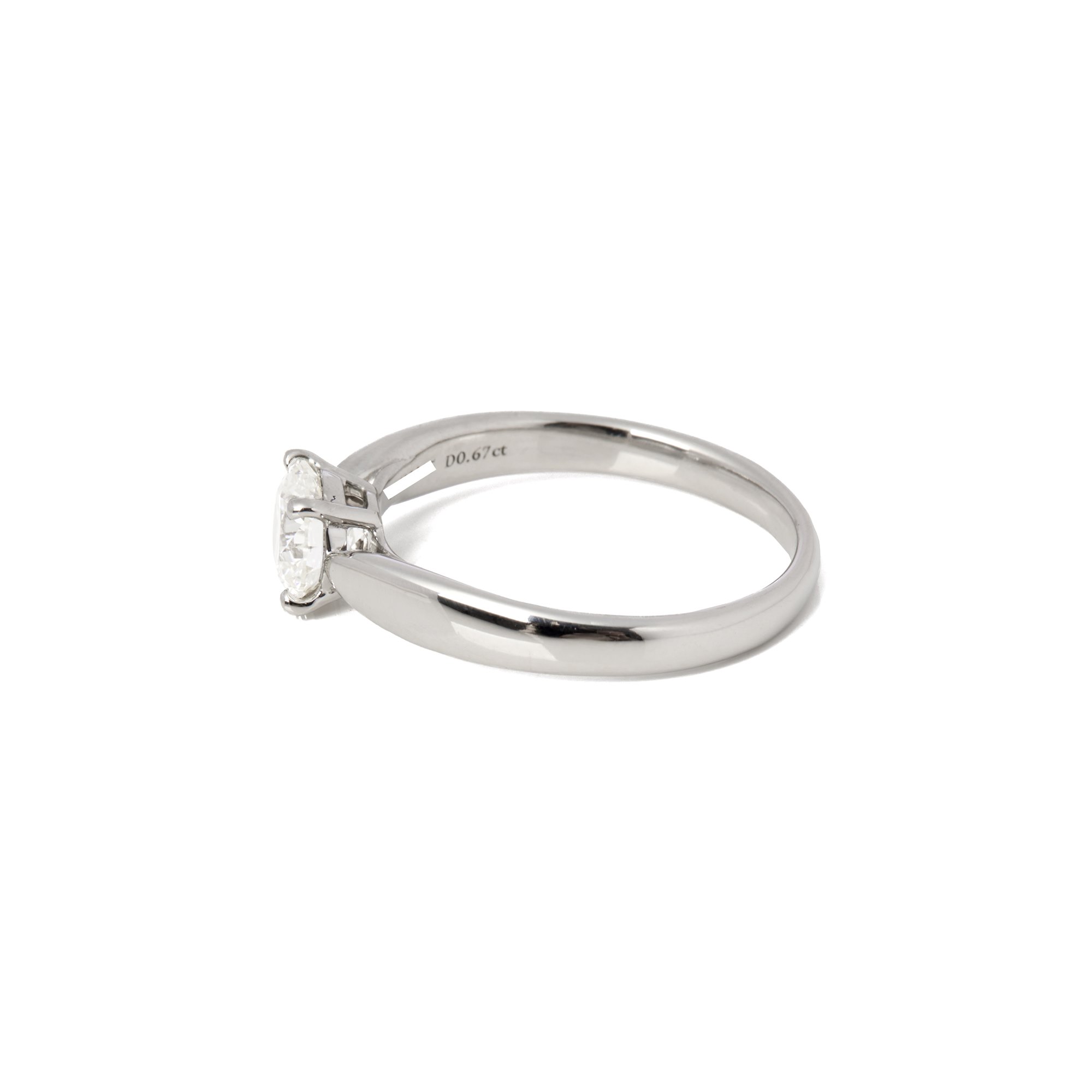 Tiffany & Co. 0.67ct Harmony Round Solitaire Ring