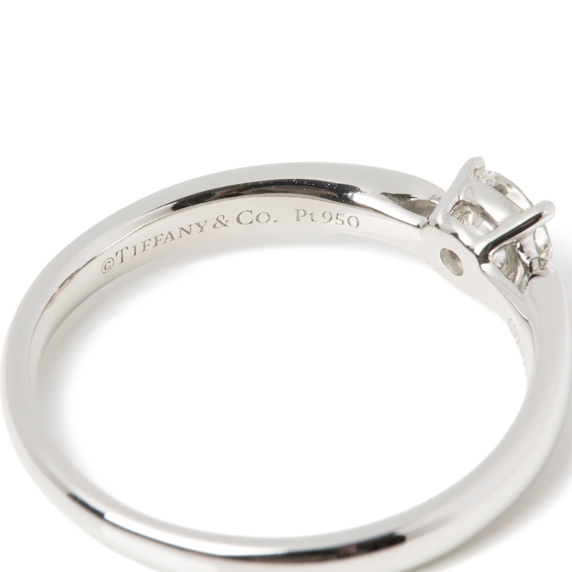 Tiffany & Co. Harmony Brilliant cut 0.34ct Diamond Solitaire Ring