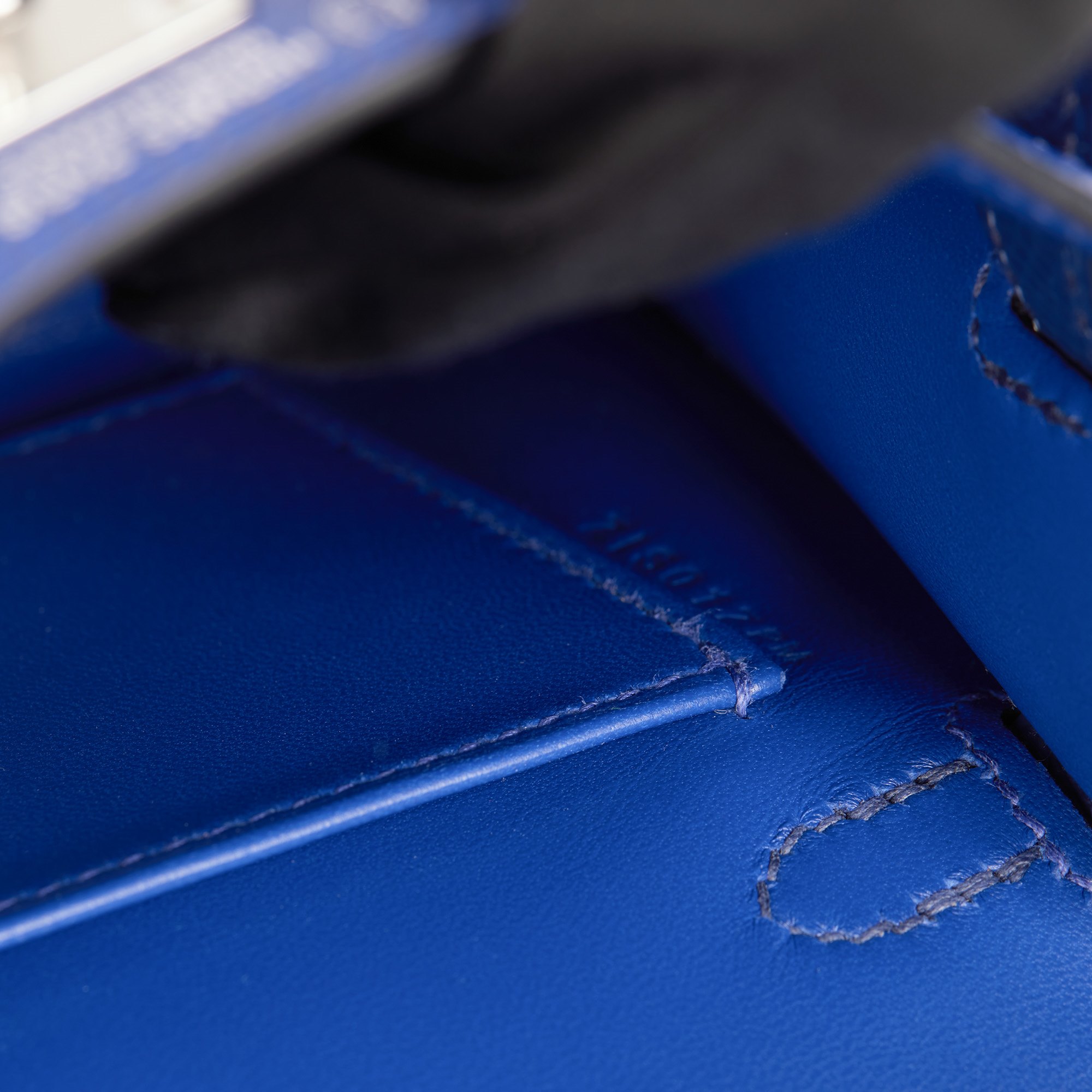 Hermès Blue Electric & Blue Saphir Epsom Leather HSS Special Order Kelly 20cm II Sellier