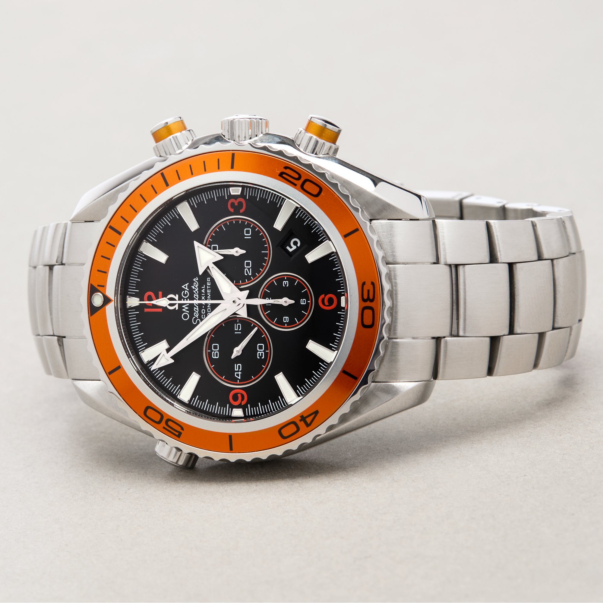 Omega Planet Ocean Chronograph Roestvrij Staal 22185000