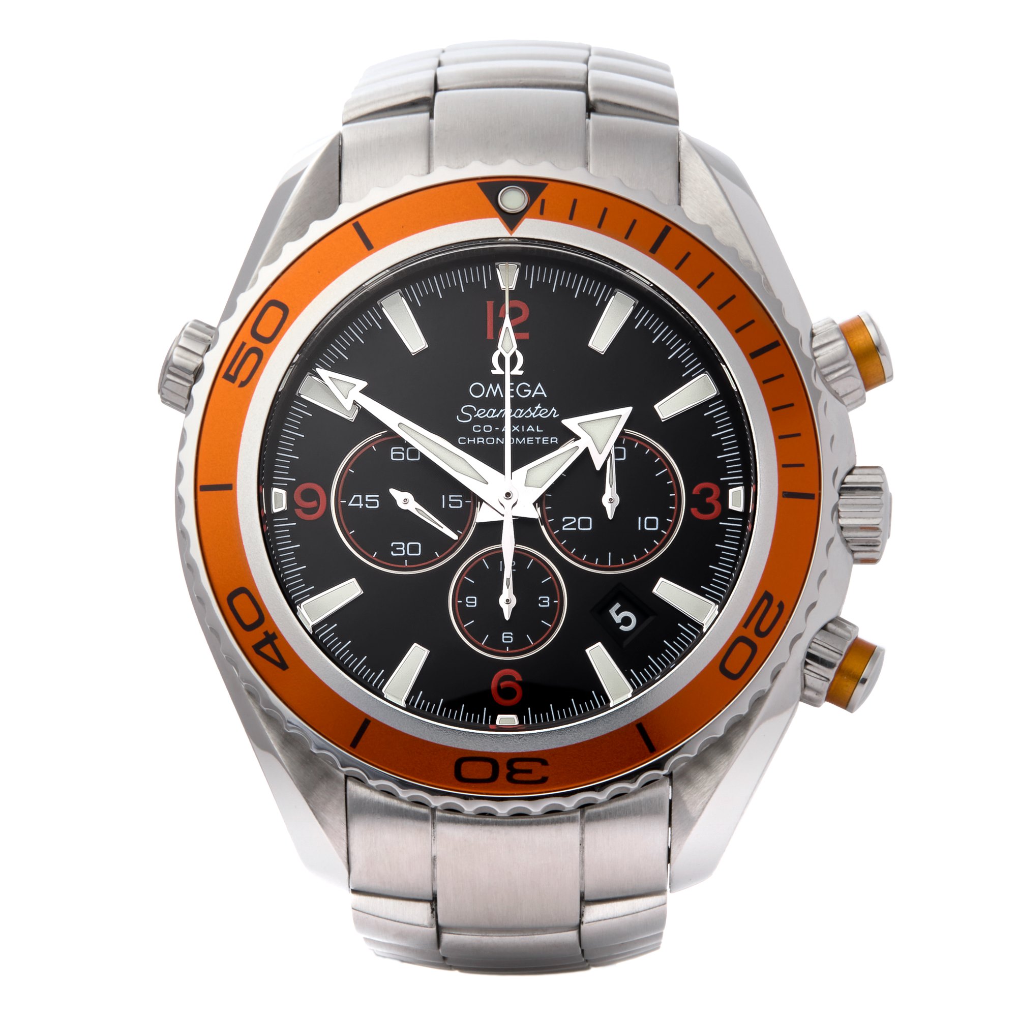 Omega Planet Ocean Chronograph Roestvrij Staal 22185000