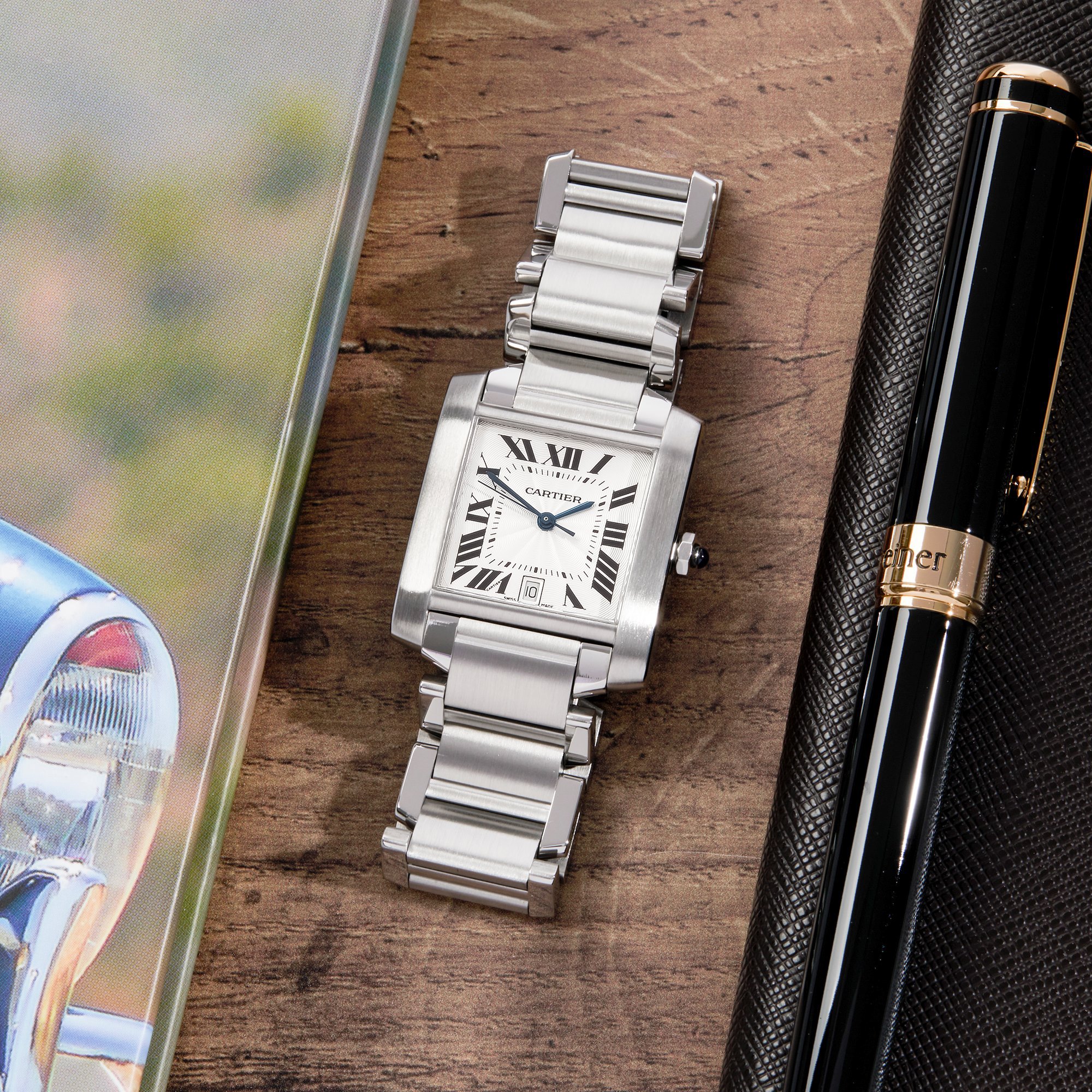 Cartier Tank Francaise Roestvrij Staal W51002Q3 or 2302