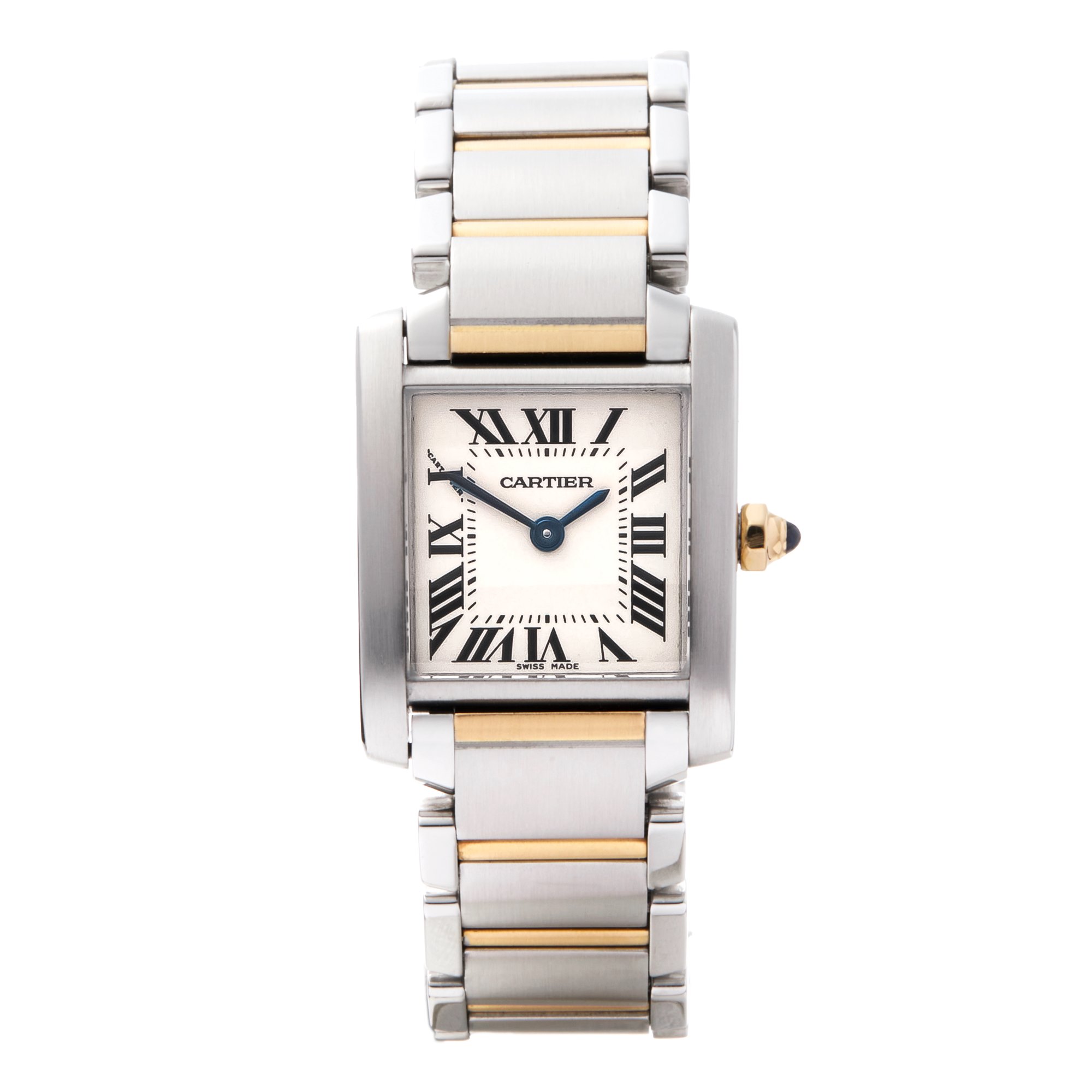 Cartier Tank 18K Yellow Gold & Stainless Steel W51007Q4 or 2384