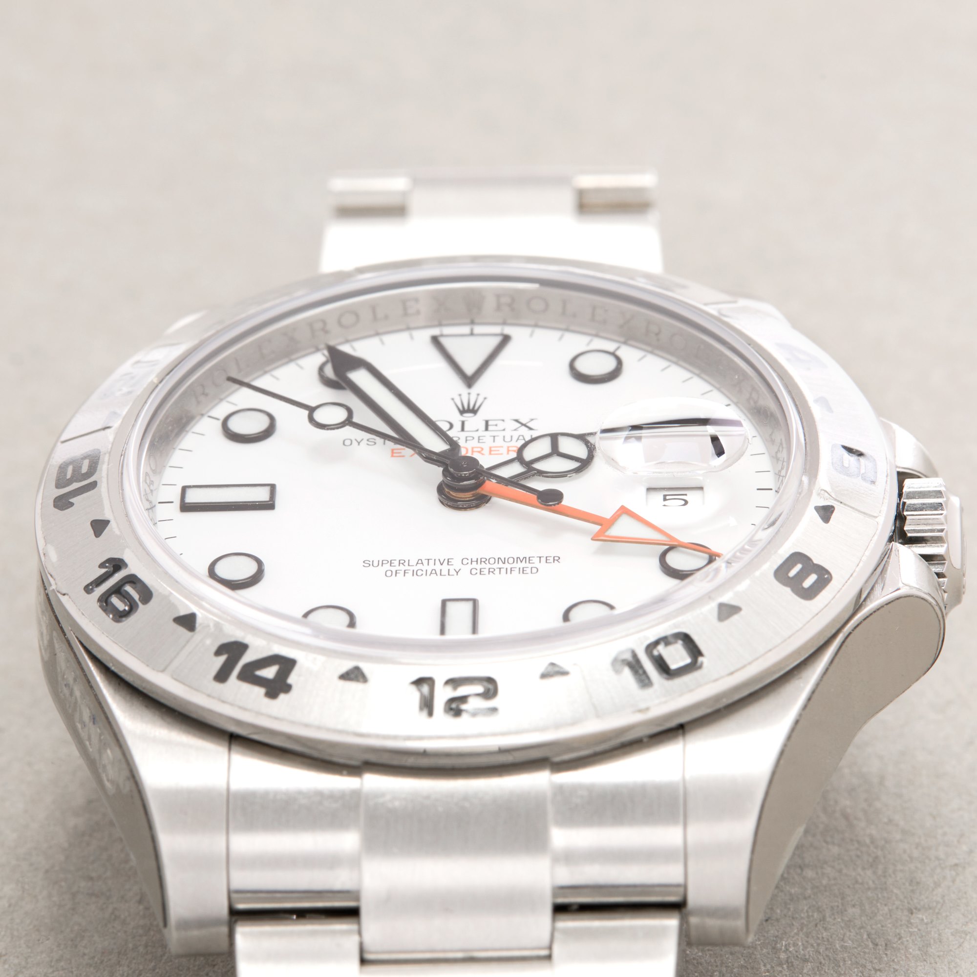 rolex explorer ii white face