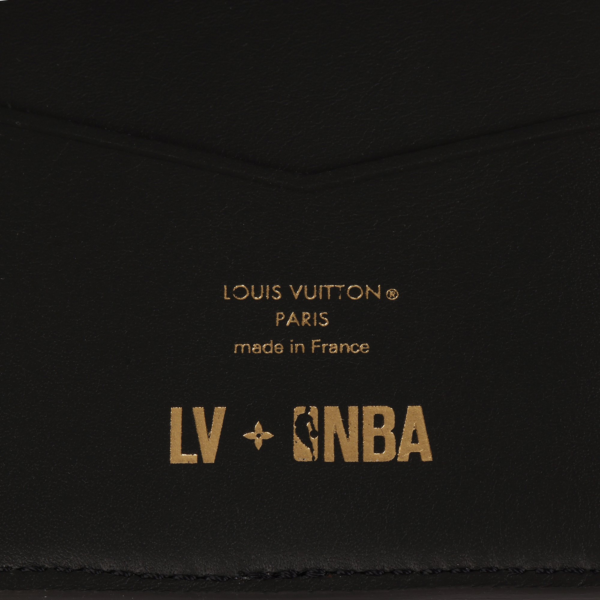Louis Vuitton Black Monogram Cowhide Leather LVXNBA Pocket Organizer Wallet