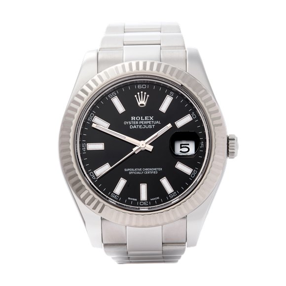 Rolex Datejust 41 White Gold & Stainless Steel - 116334