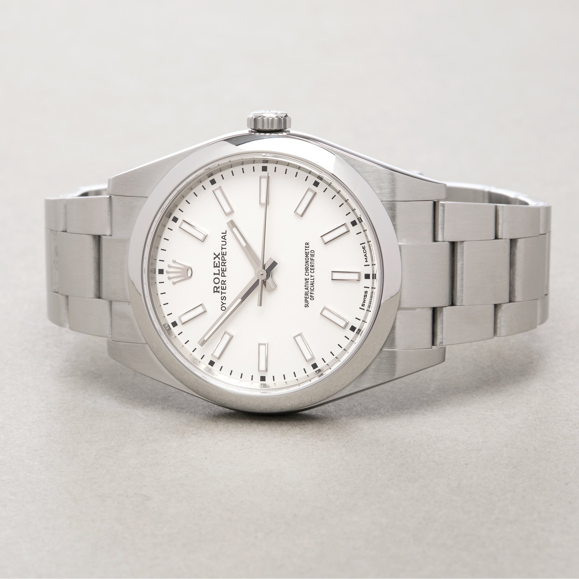 Rolex Oyster Perpetual 39 Roestvrij Staal 114300
